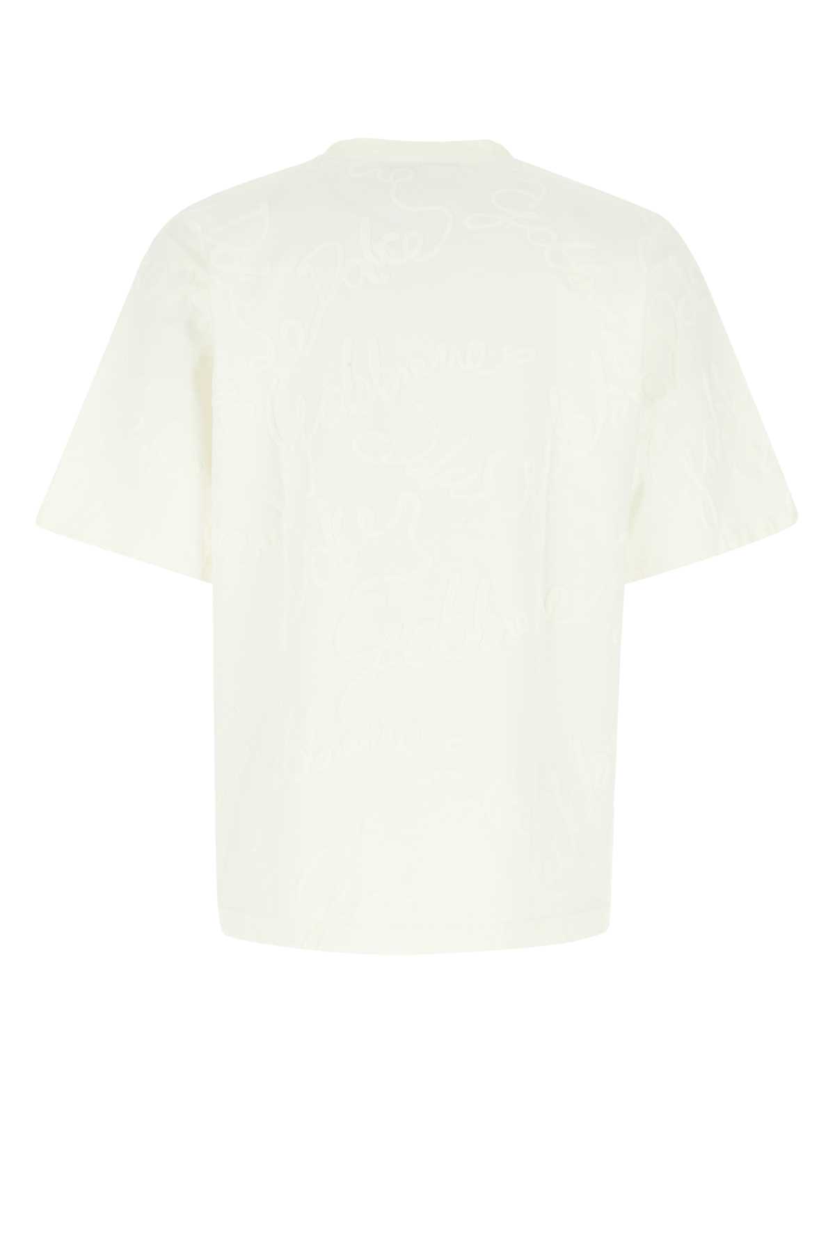 Shop Dolce & Gabbana White Cotton T-shirt In Logobcof.bconat