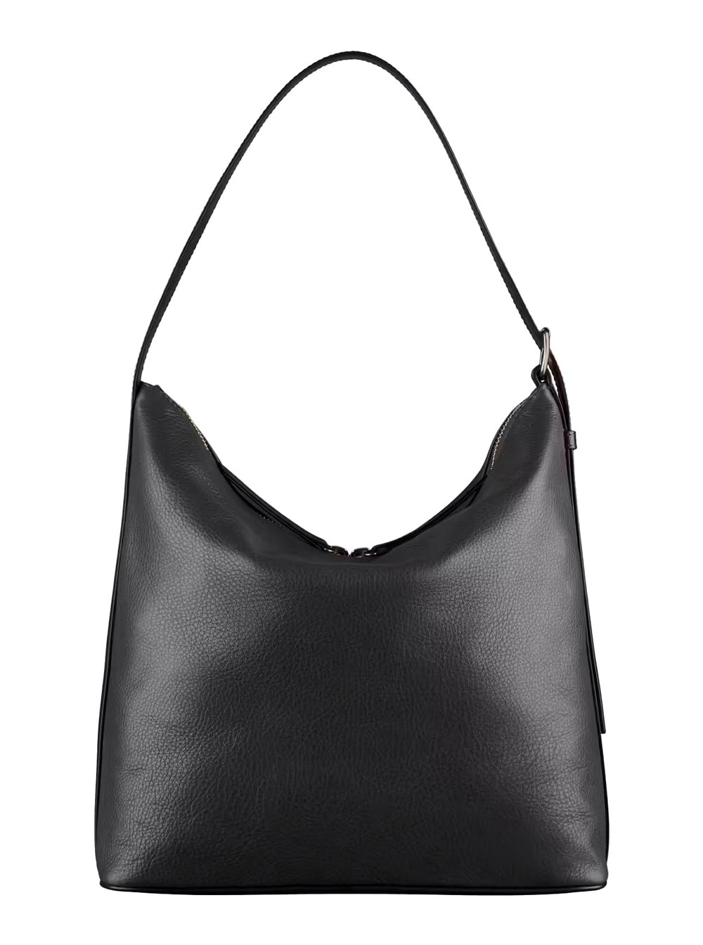 Apc Vera Black Shoulder Bag With Embossed Logo Lettering On The Front And Adjustable Shoulder Strap In L
