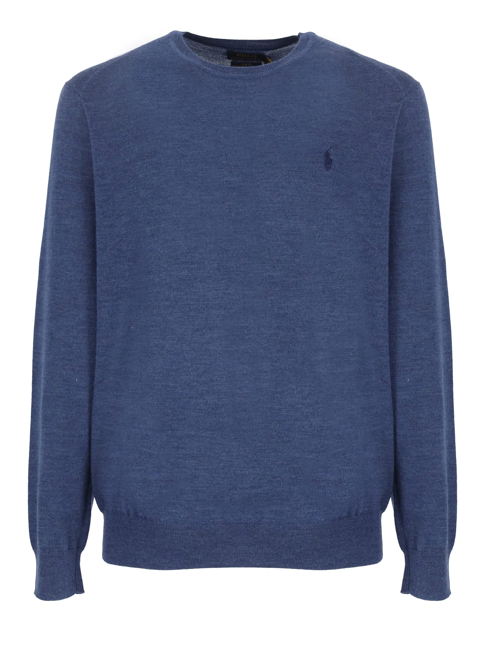 Ralph Lauren Pony Sweater In Blue