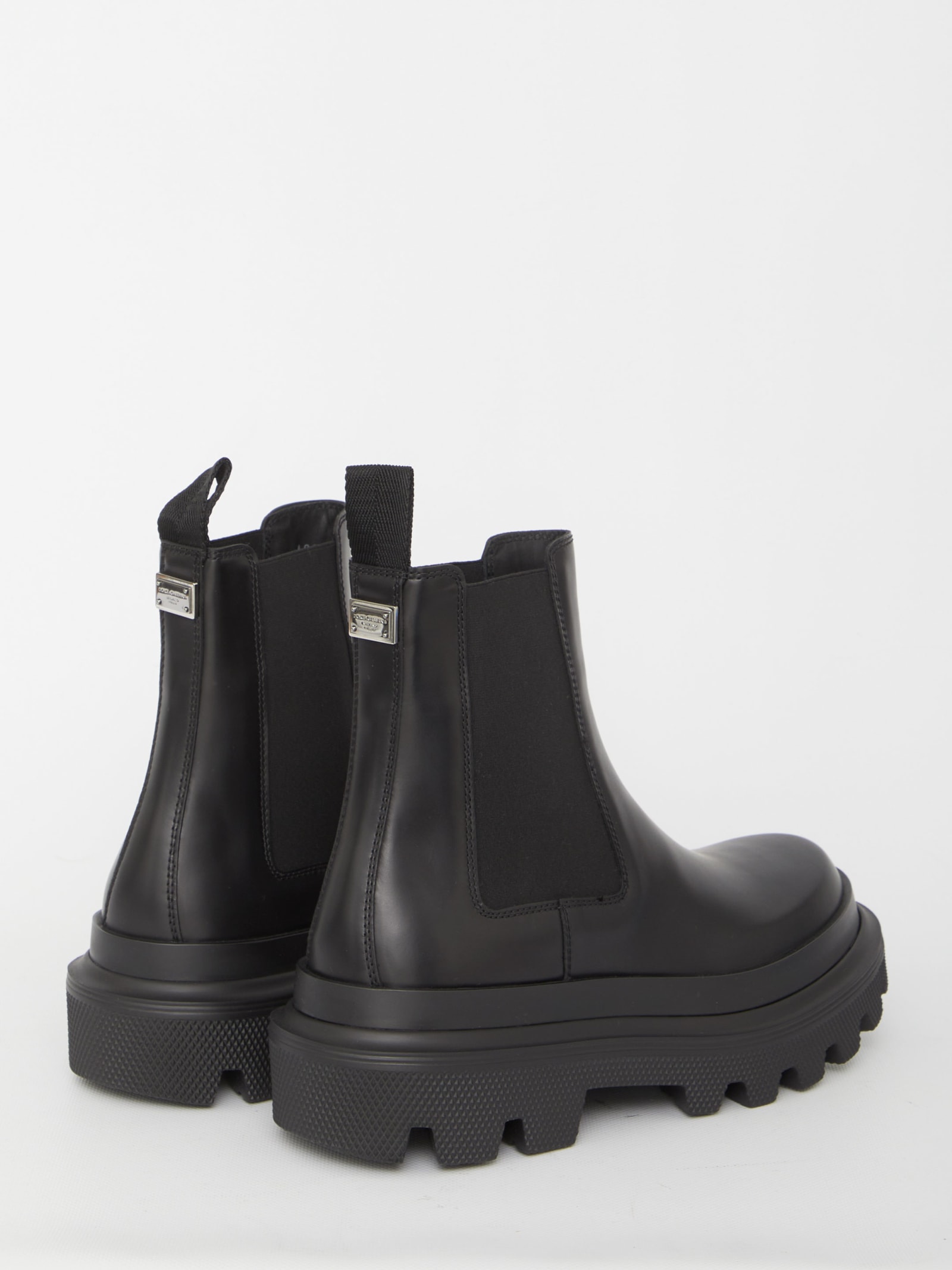 Shop Dolce & Gabbana Chelsea Boots In Black