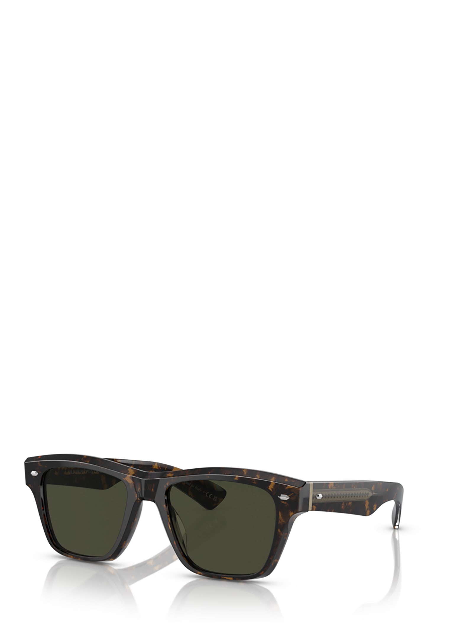 Shop Oliver Peoples Ov5522su Walnut Tortoise Sunglasses