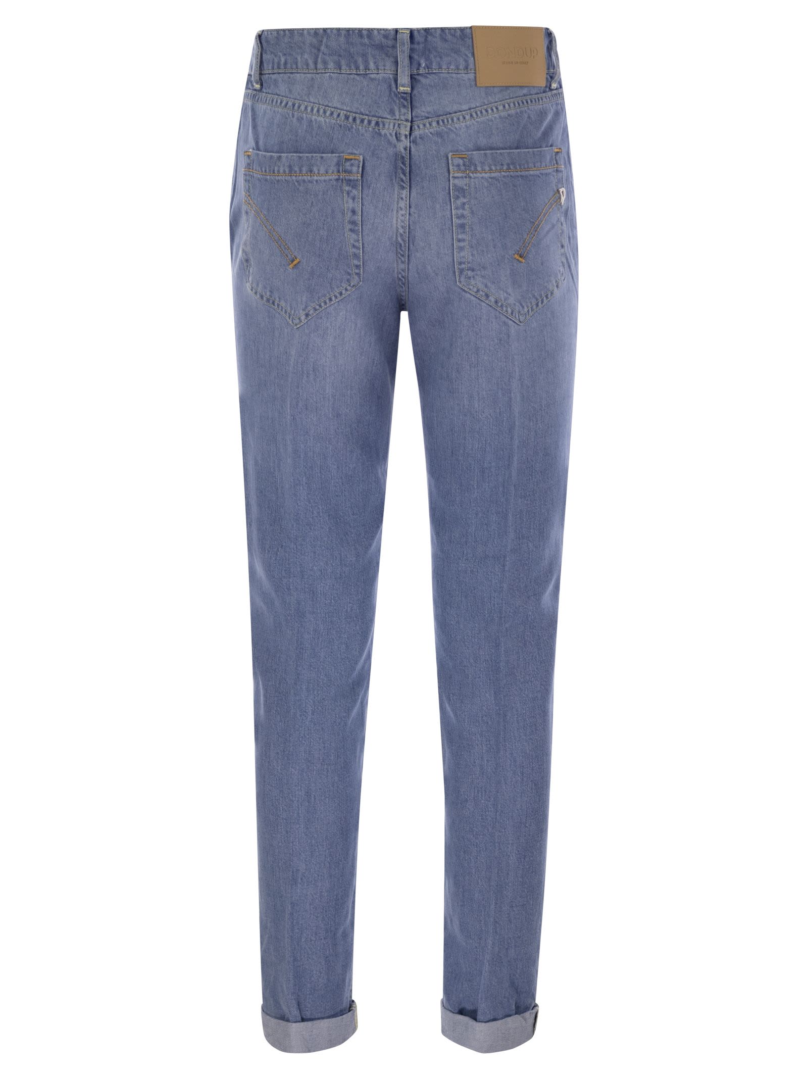 Dondup Koons - Loose Lyocell Jeans In Medium Denim
