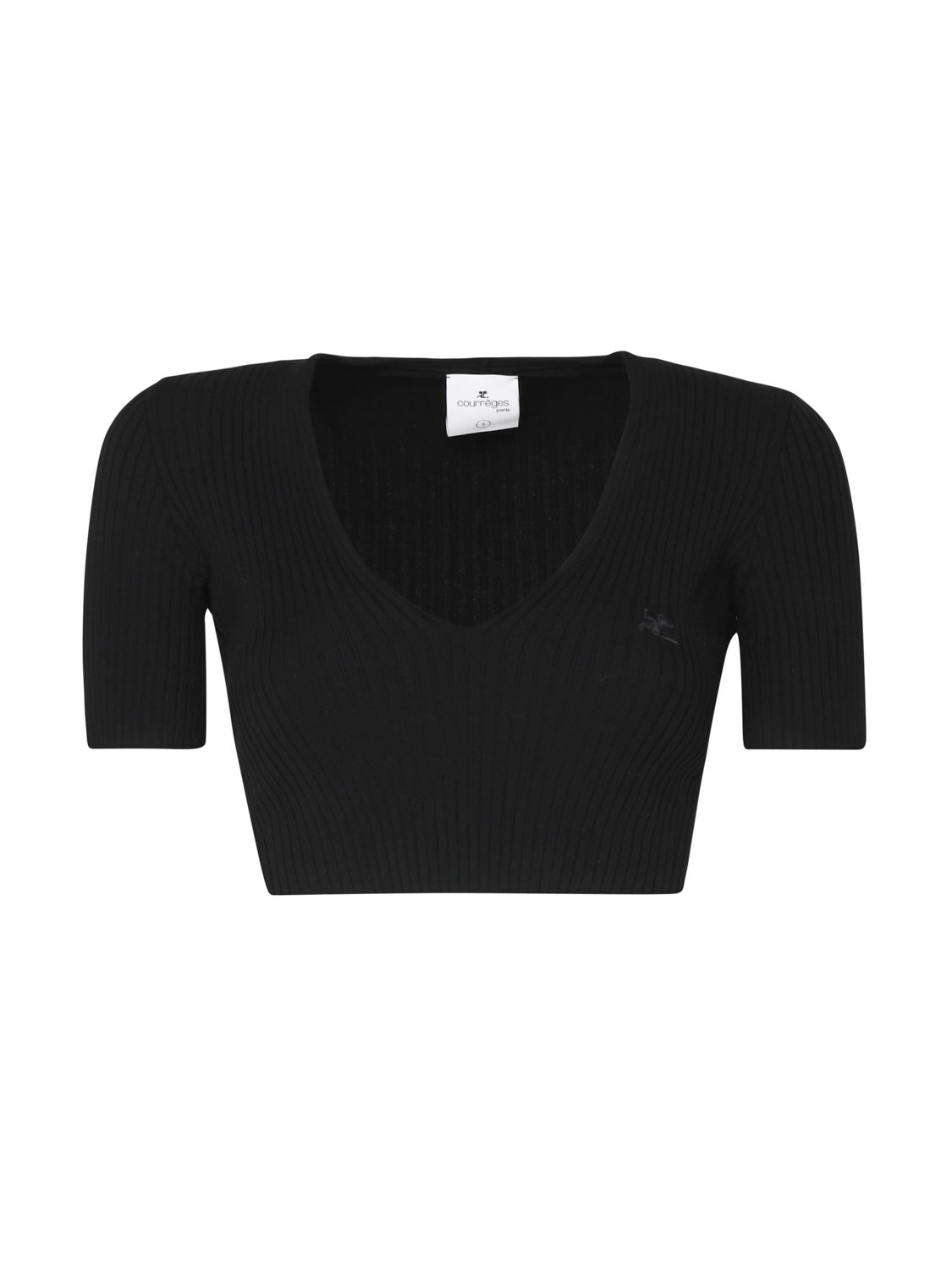 COURRÈGES CROP TOP IN COTTON 