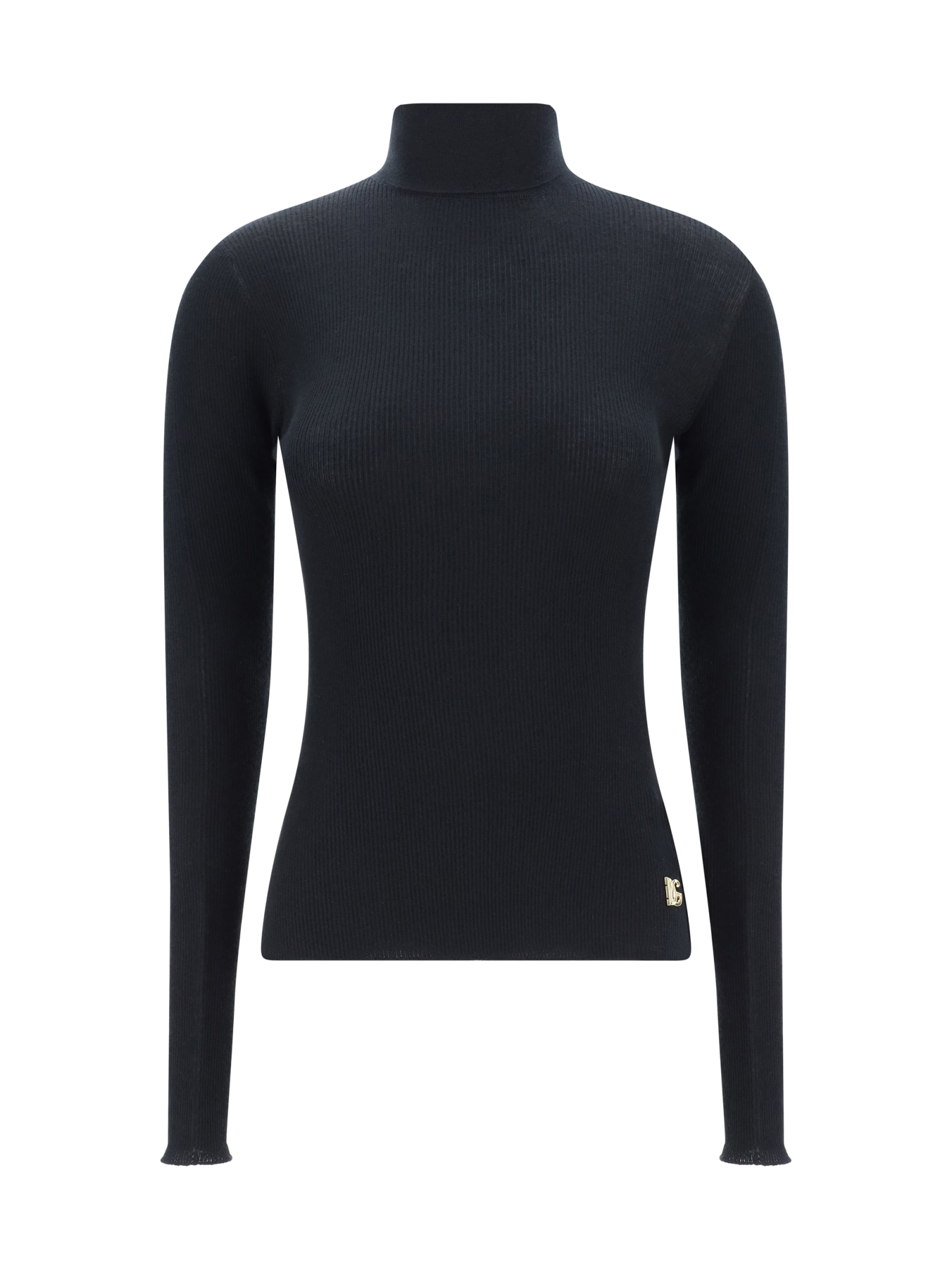 Dolce & Gabbana Turtleneck Sweater In Black