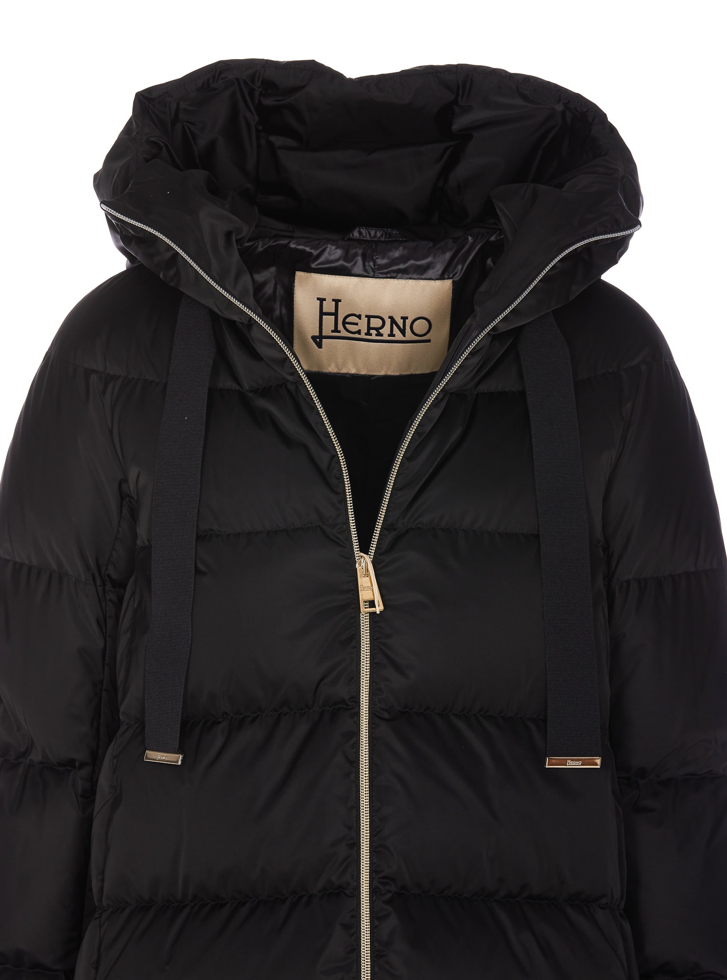 Shop Herno Down Jacket In Nero