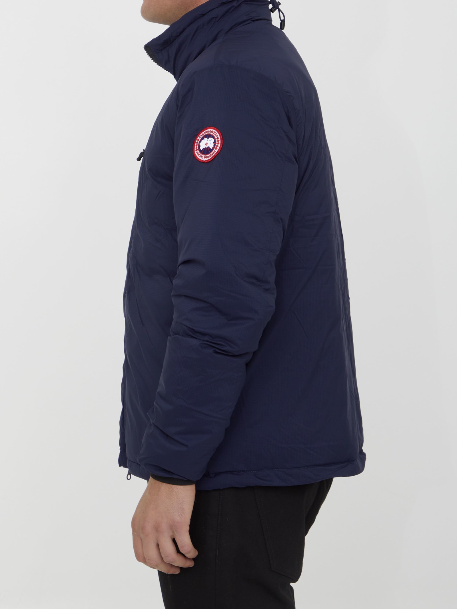 Shop Canada Goose Lodge Jacket In Blue