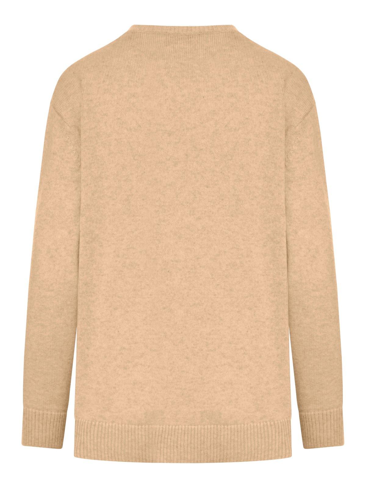 Shop Max Mara Plata Crewneck Jumper In Camel