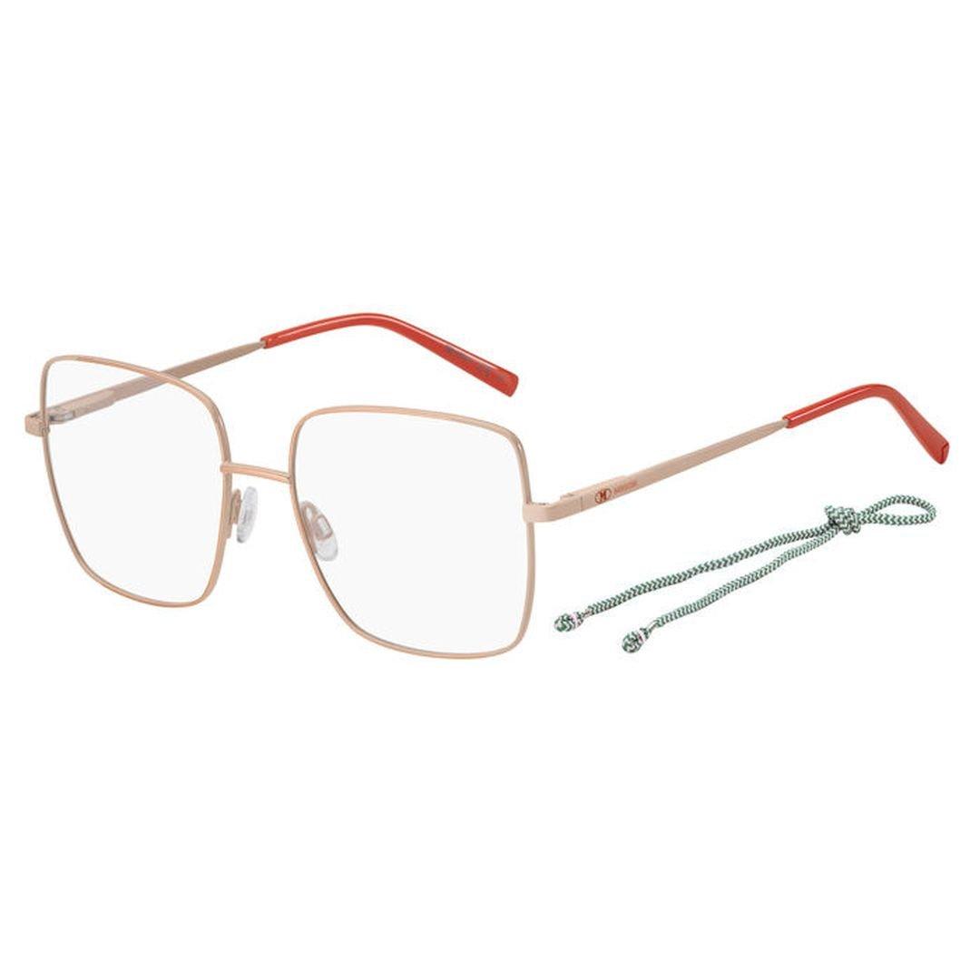 Missoni Square Frame Glasses In Fwm/17 Nude