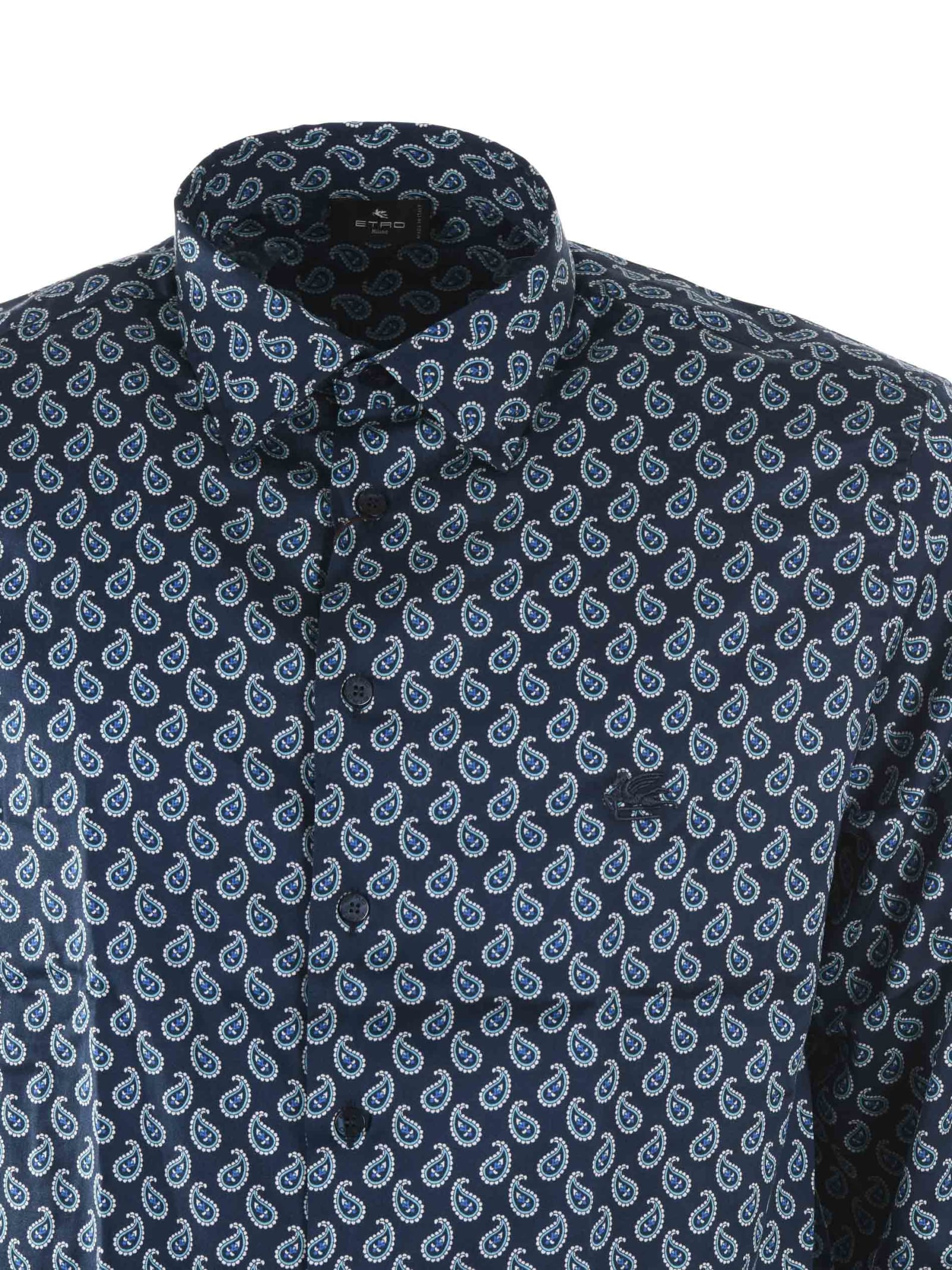 Shop Etro Shirt In Blue