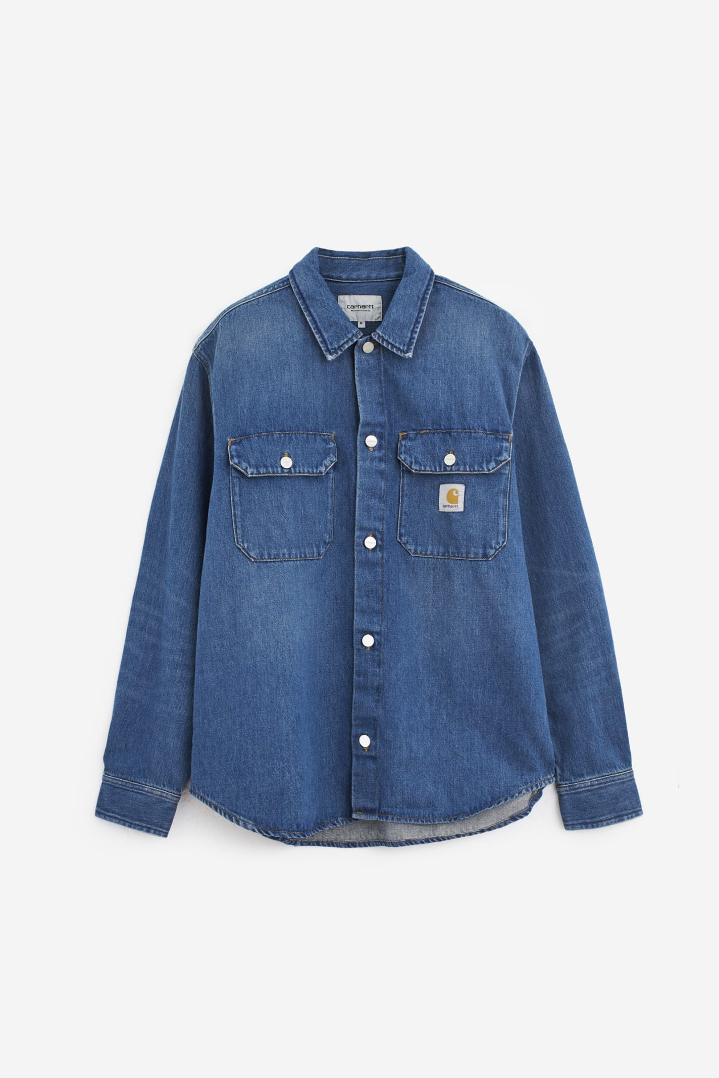 Shop Carhartt Harvey Shirt In Blue