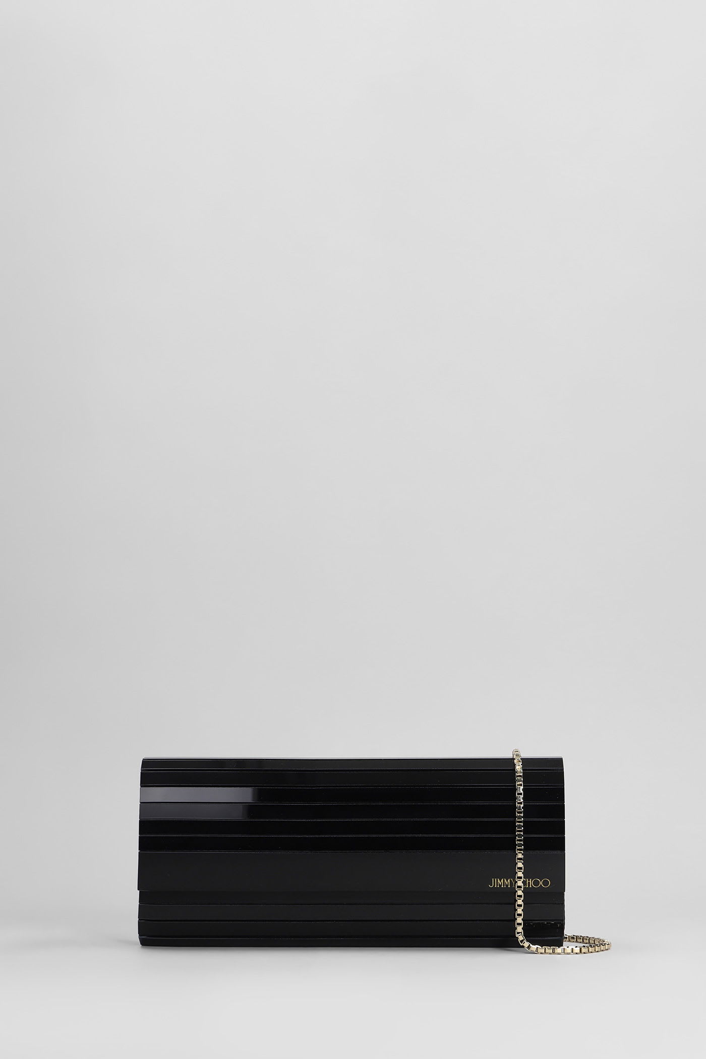 Sweetie Clutch In Black Acrylic