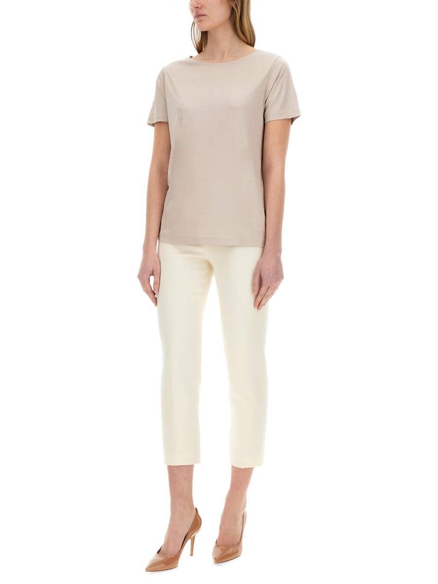 Fay Basic Round Neck Short Sleeve T-shirt