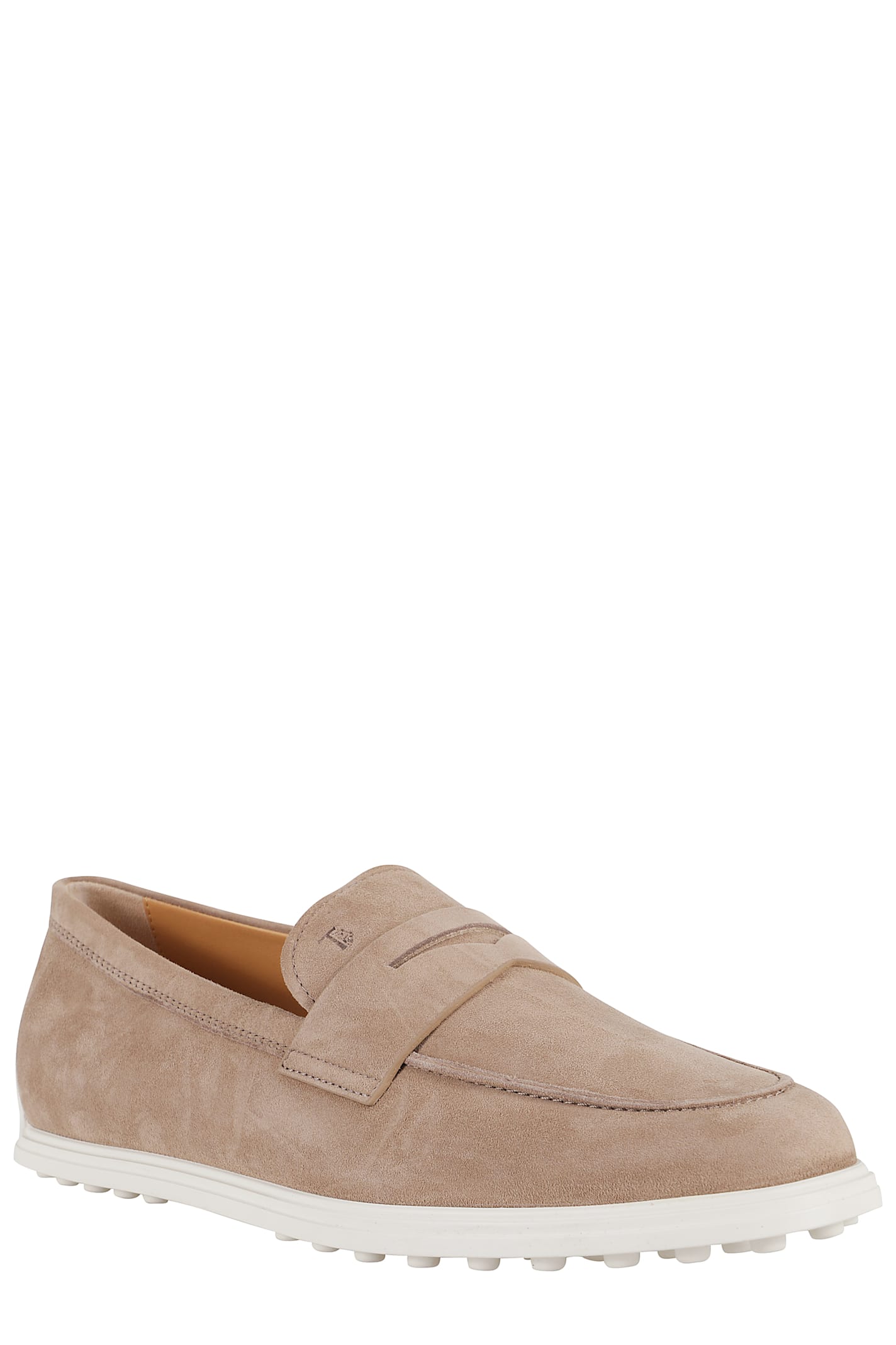 Tod's Gomma Leggero 62l Mocassino In Cappuccino