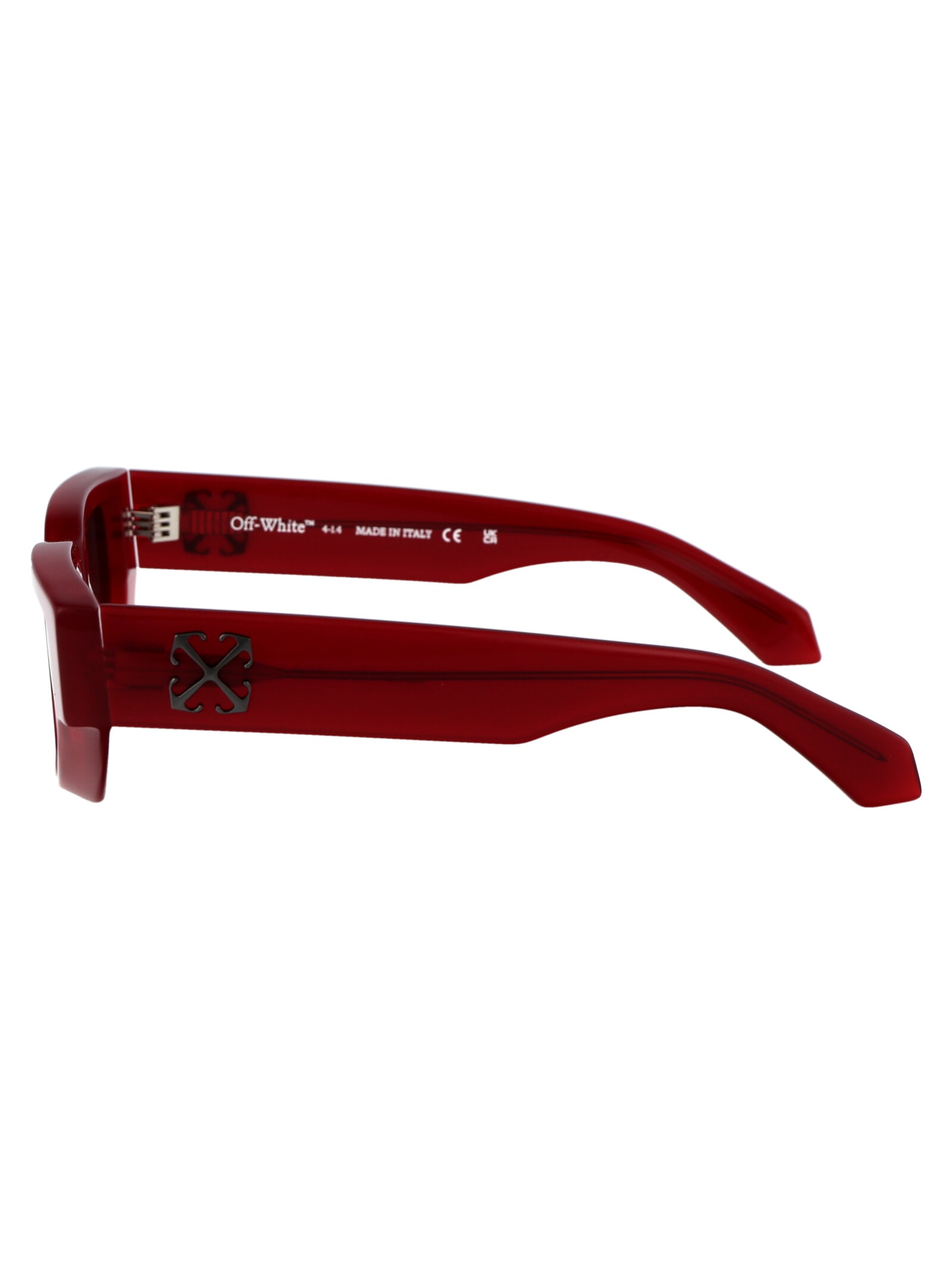 Shop Off-white Greeley Sunglasses In 2807 Burgundy