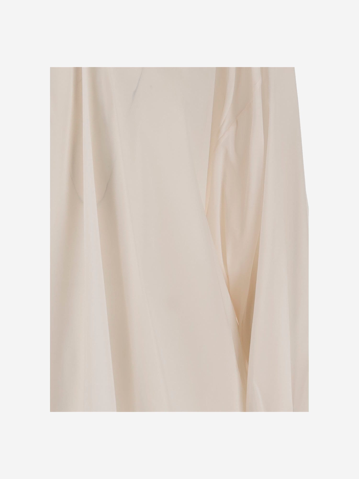 Shop Carven Stretch Toile Opera Shirt In Beige