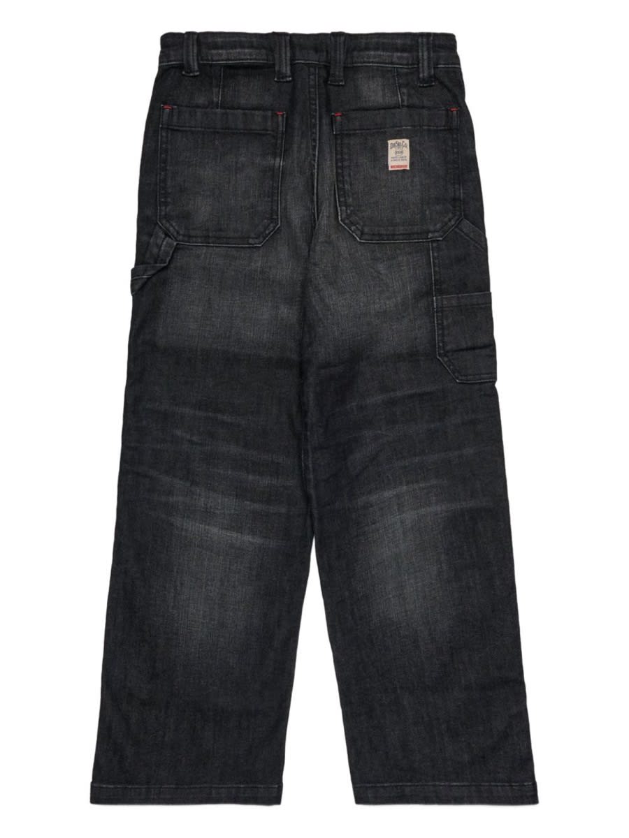 Diesel D-bart-j Jeans In Black