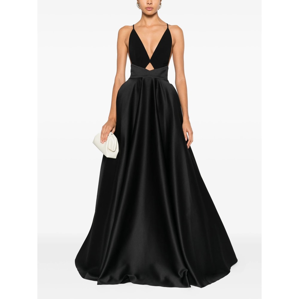 Solace London Dress In Black