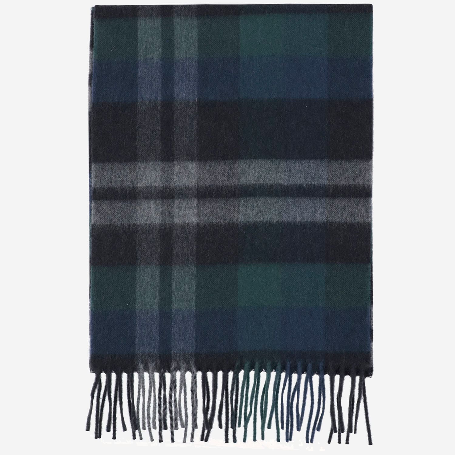 Shop Alex Begg Cashmere Scarf With Check Pattern In Red