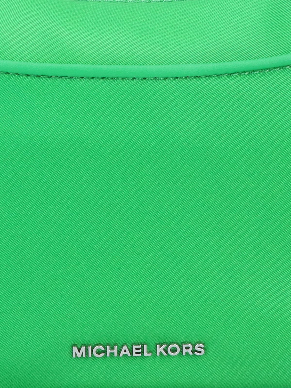Shop Michael Michael Kors Jet Set Crossbody Bag In Green