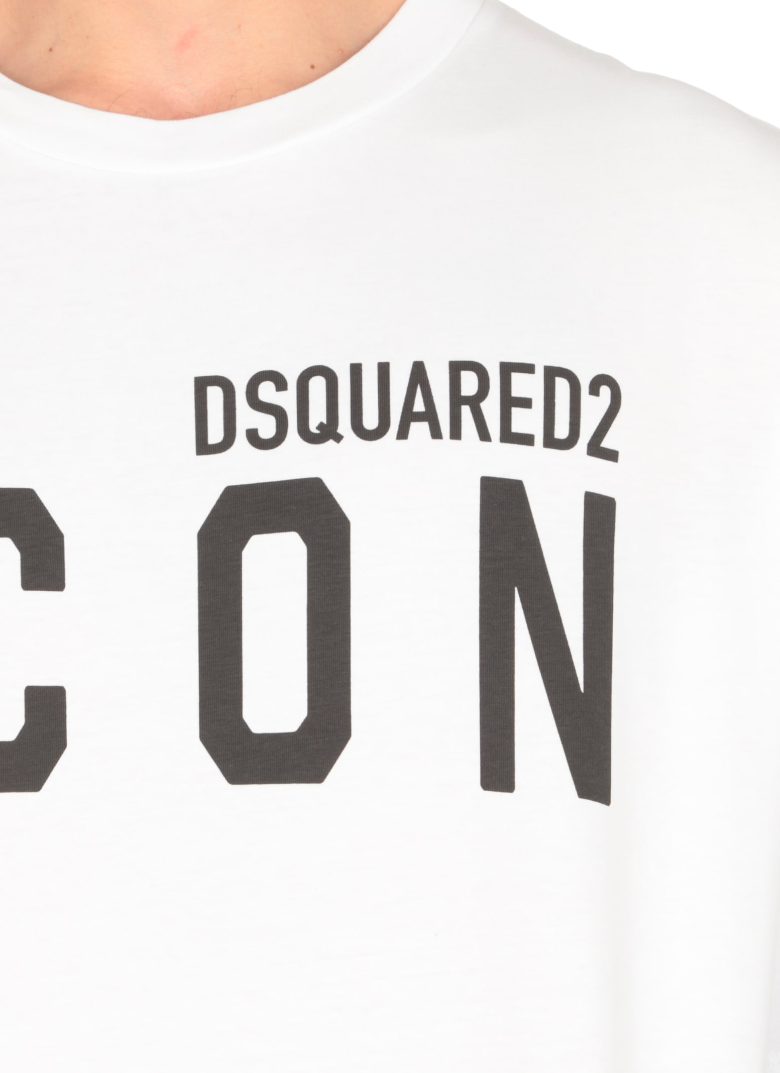 Shop Dsquared2 Be Icon Loosel Fit Tee T-shirt In White