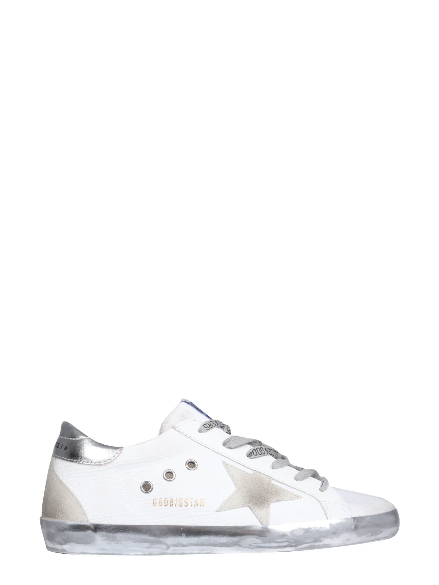 Golden Goose Superstar Sneakers In Bianco