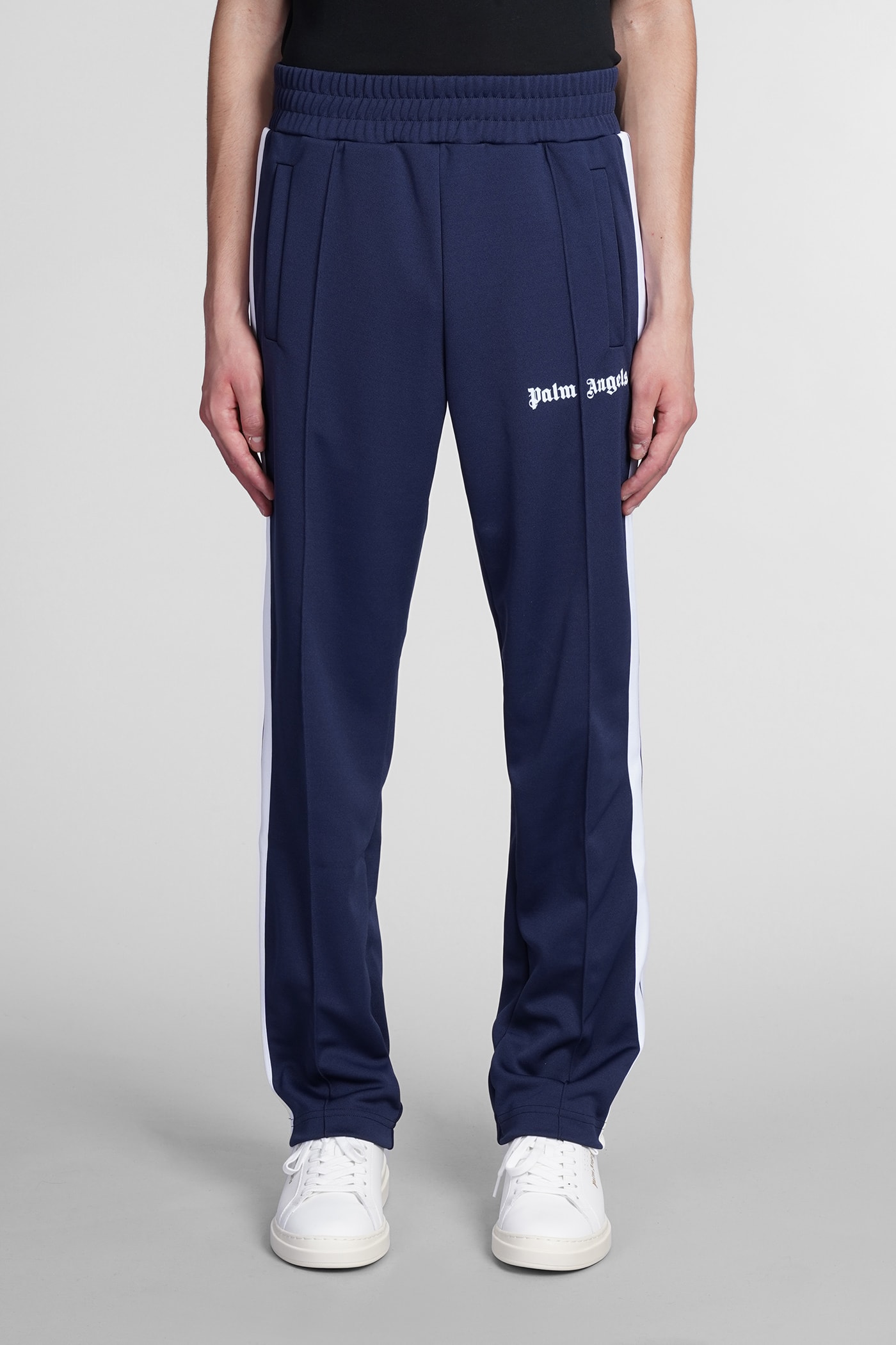 Palm Angels Pants In Blue Polyester