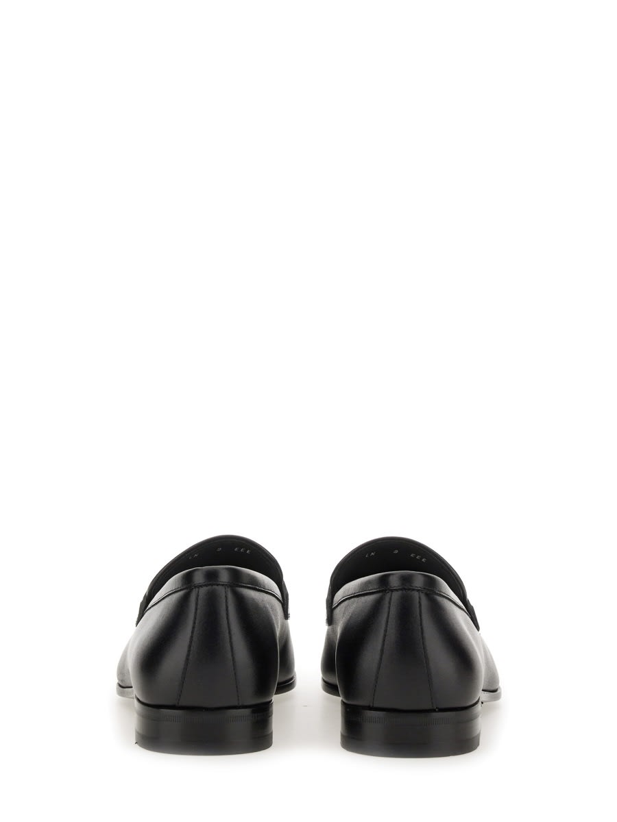 Ferragamo Gancini Ornament Calfskin Mule Loafers