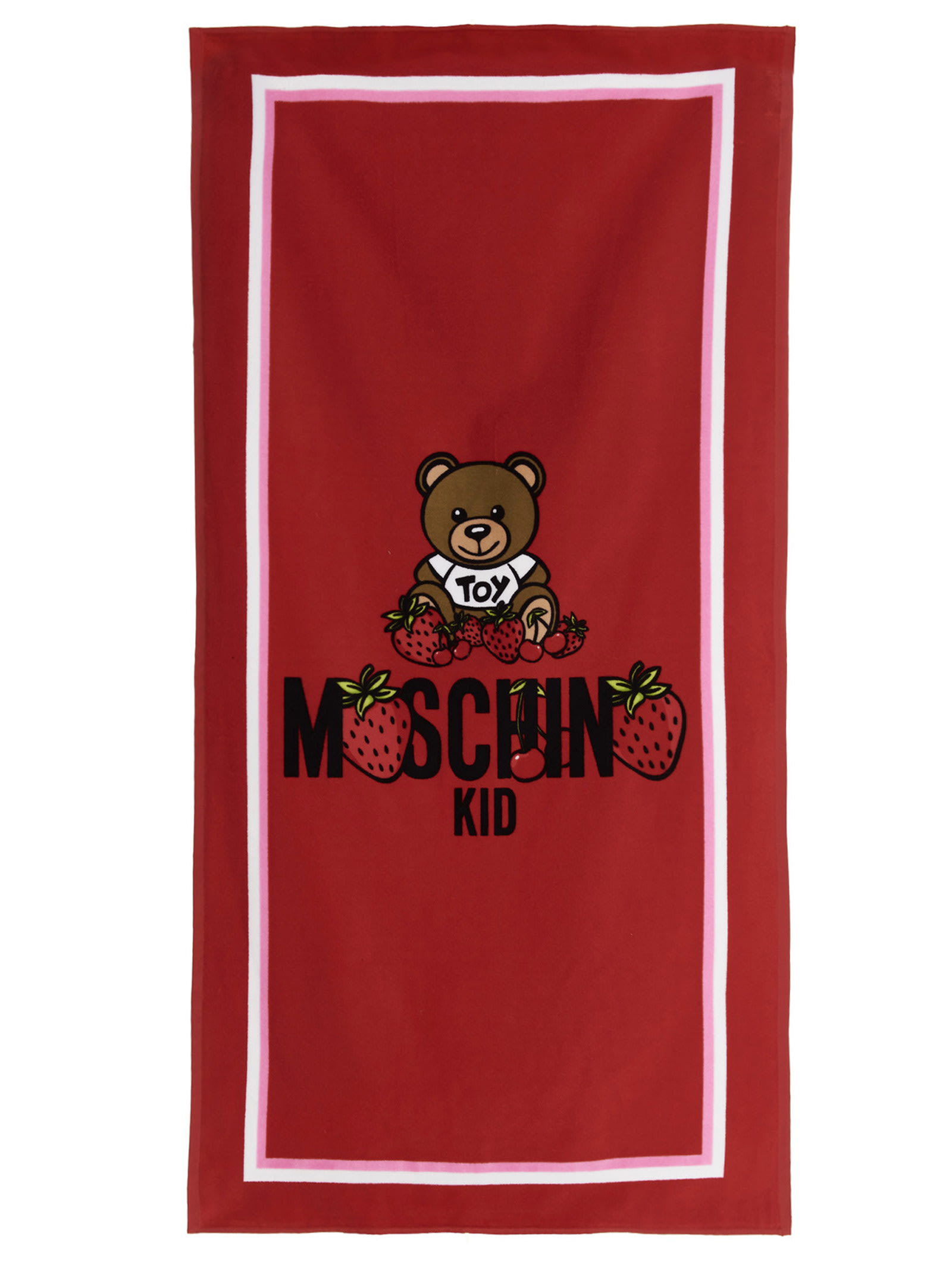 Moschino strawberry Teddy Beach Towel