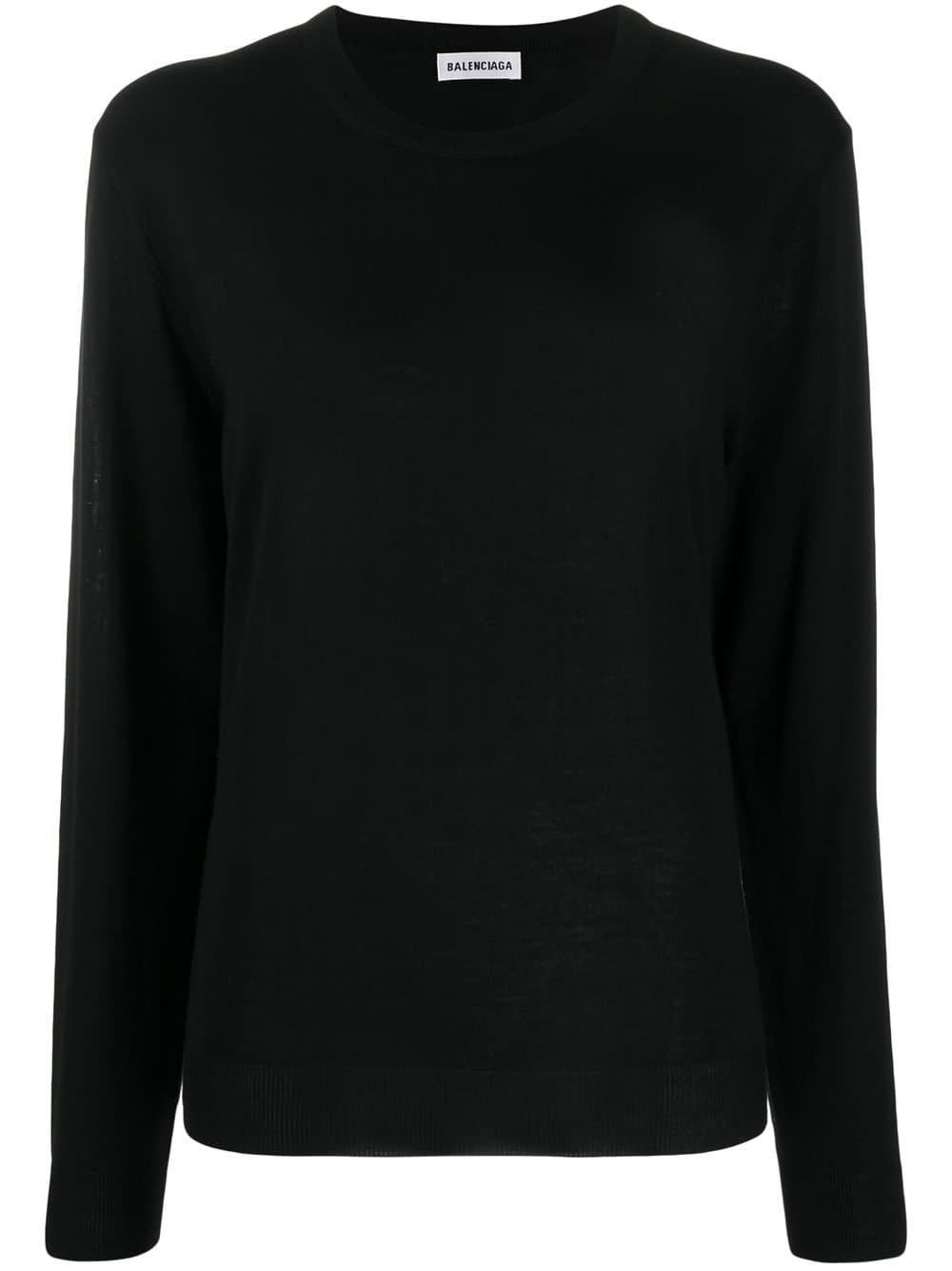 Balenciaga Bb Intarsia Sweater In Black Fluo Green | ModeSens