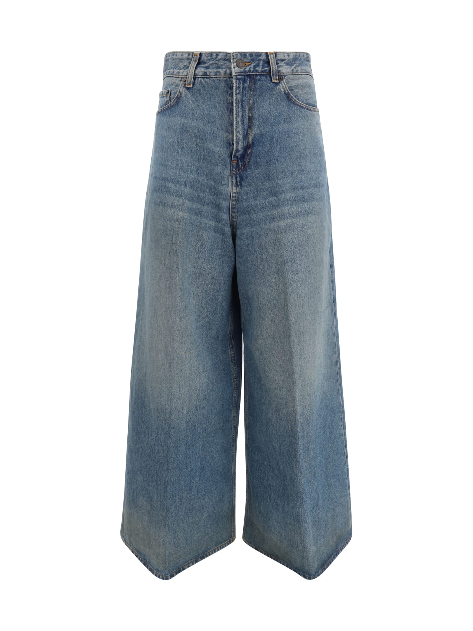 Shop Haikure Big Bethany Jeans In Oil Blue