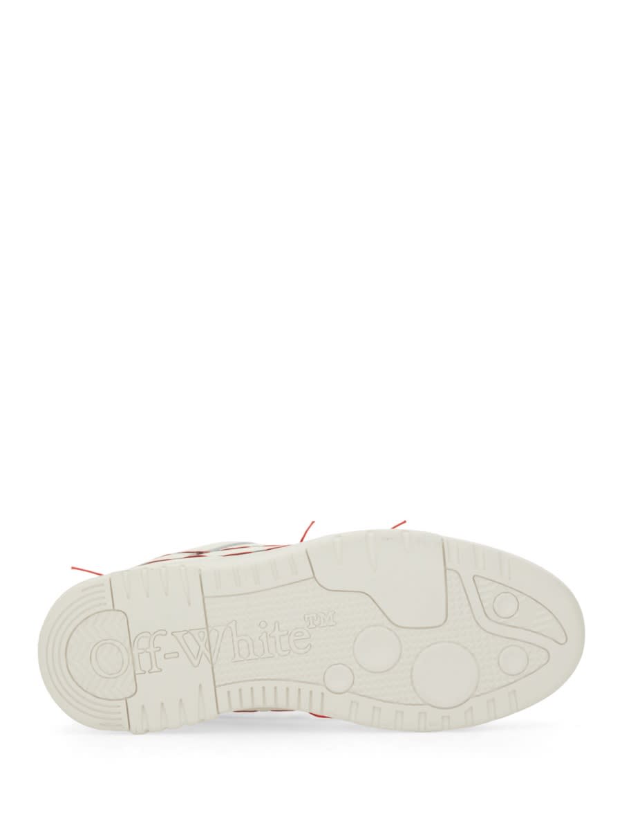 Off-white Stitched Arrow Sneakers In White