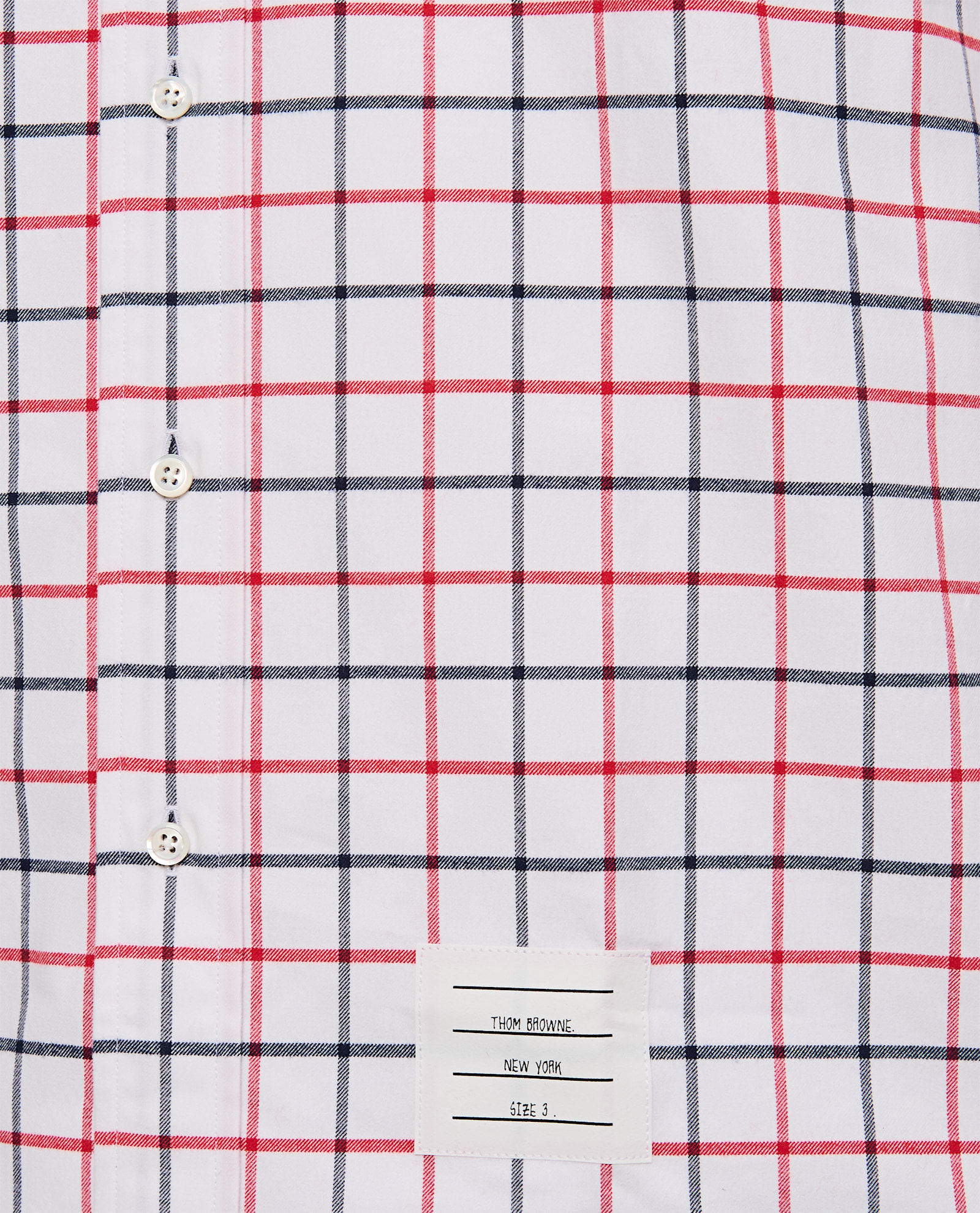 Shop Thom Browne Cotton Tattersall Shirt In Multicolour