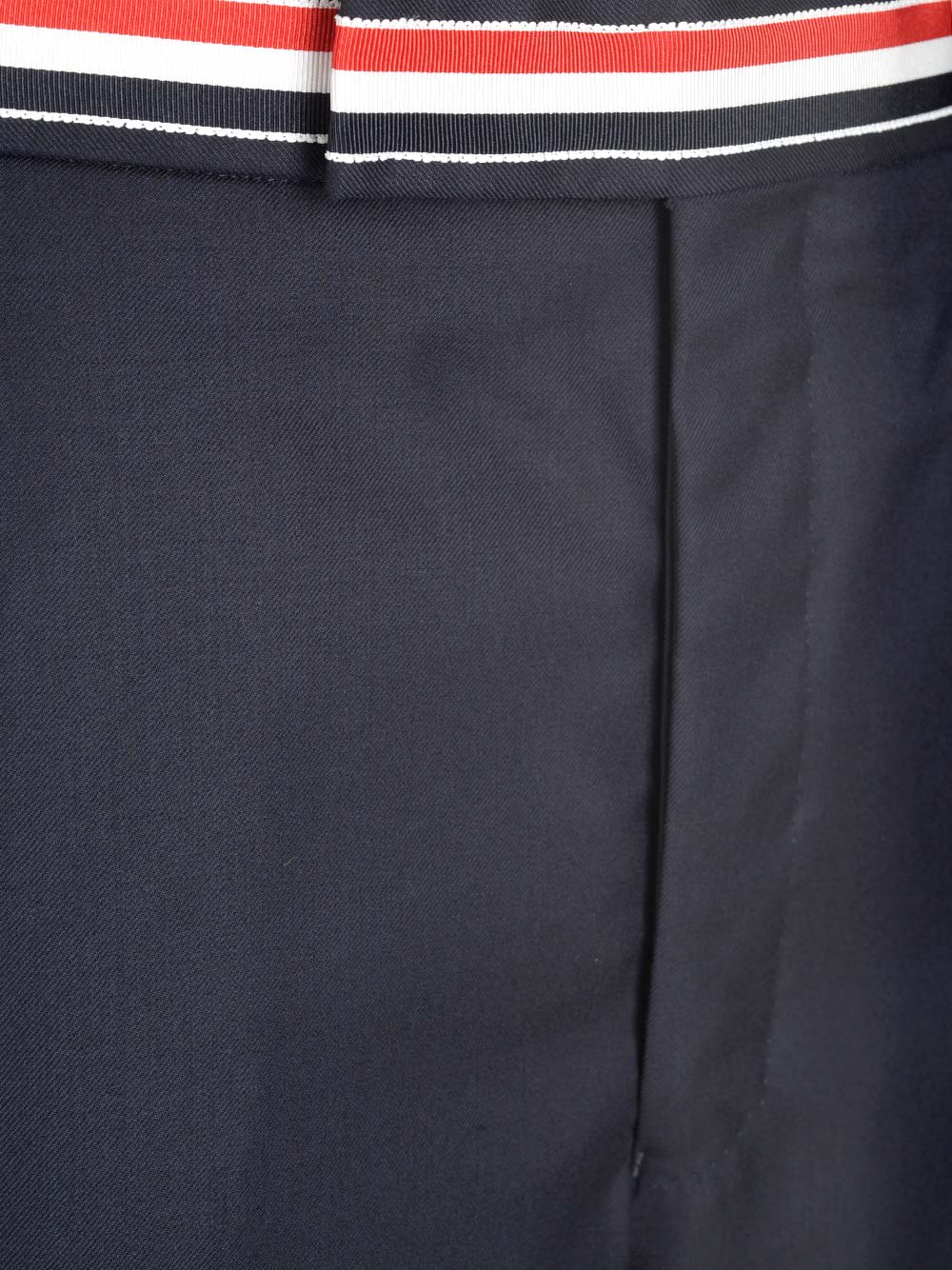 Thom Browne Rwb Blue Wool Pants In Blue