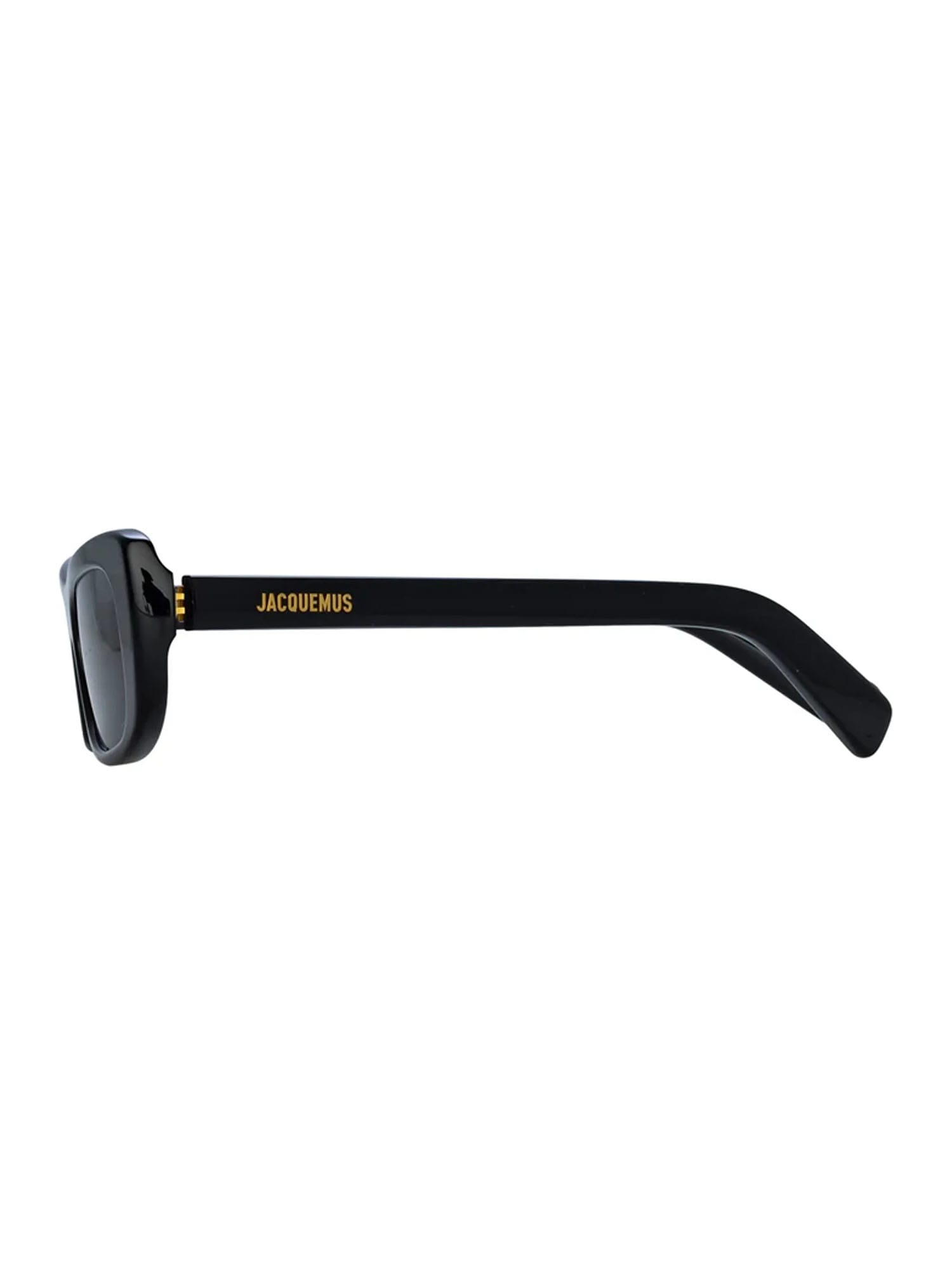 Francis Klein Capri Eyewear In Black Yelloy Gold Grey