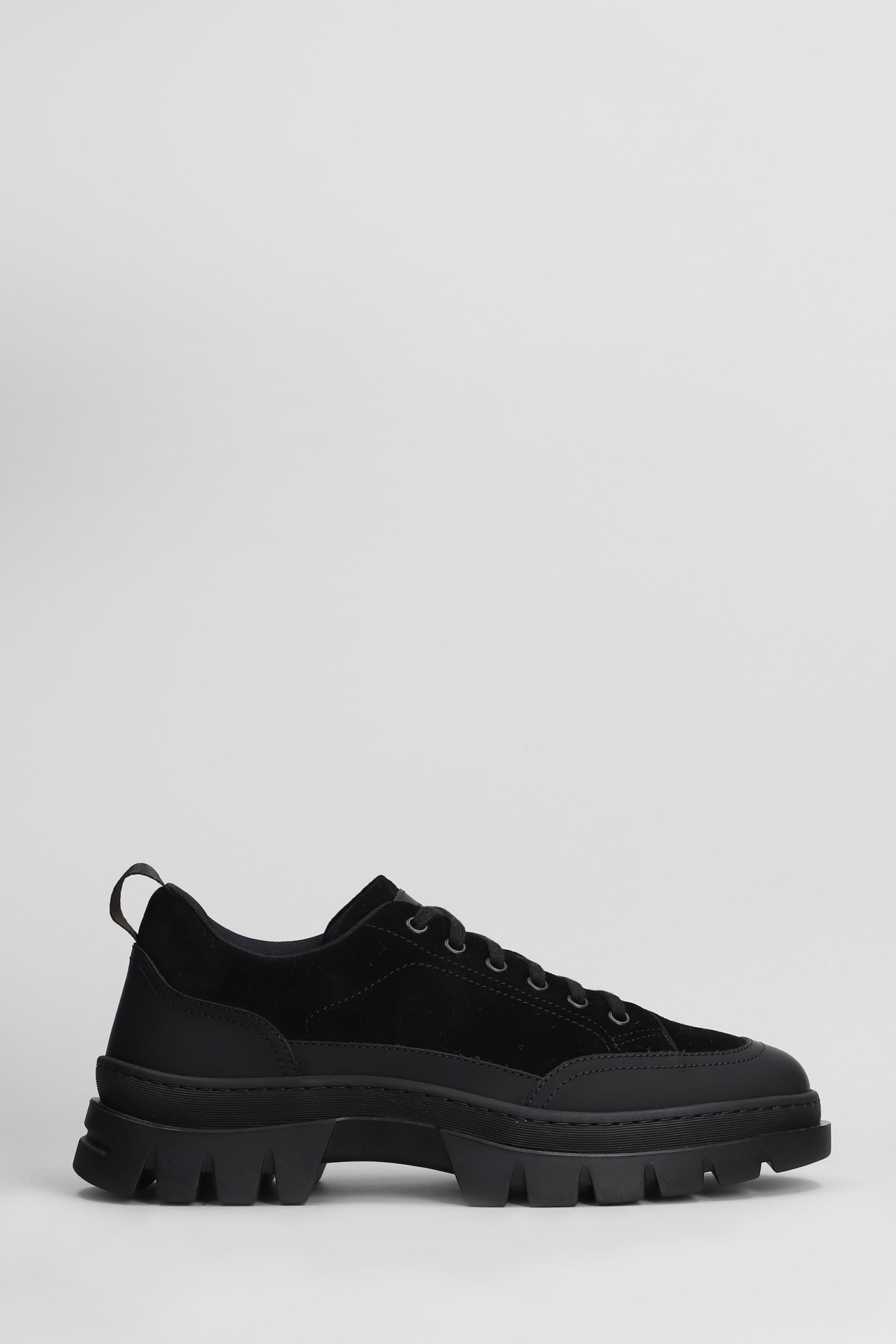 Shop Henderson Baracco Sneakers In Black Suede