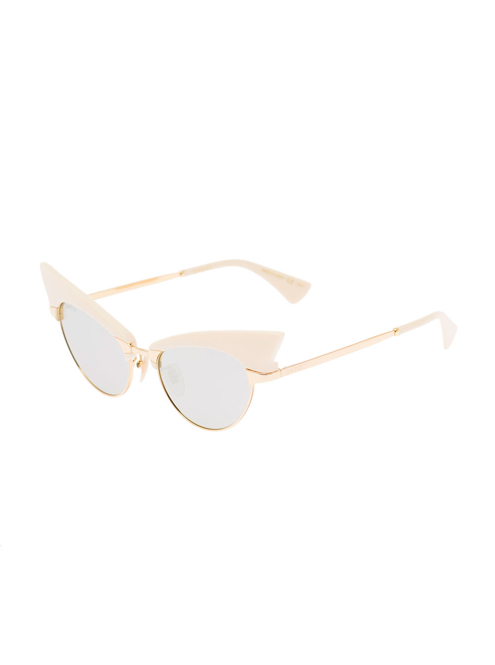 Gucci Gg1131s Woman Sungl Metallo In Metallic