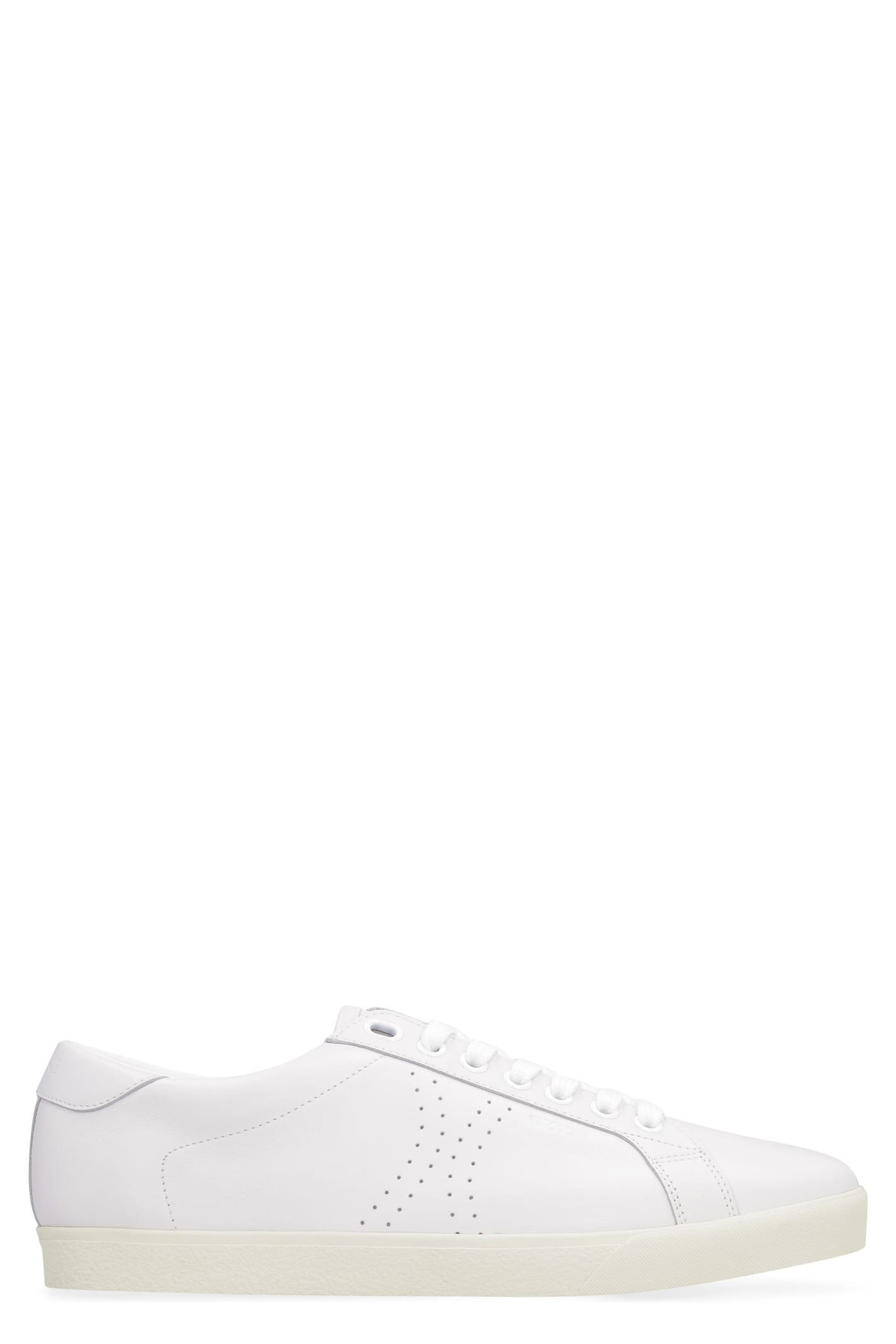 Buy Celine Triomphe Leather Low-top Sneakers online, shop Celine shoes with free shipping