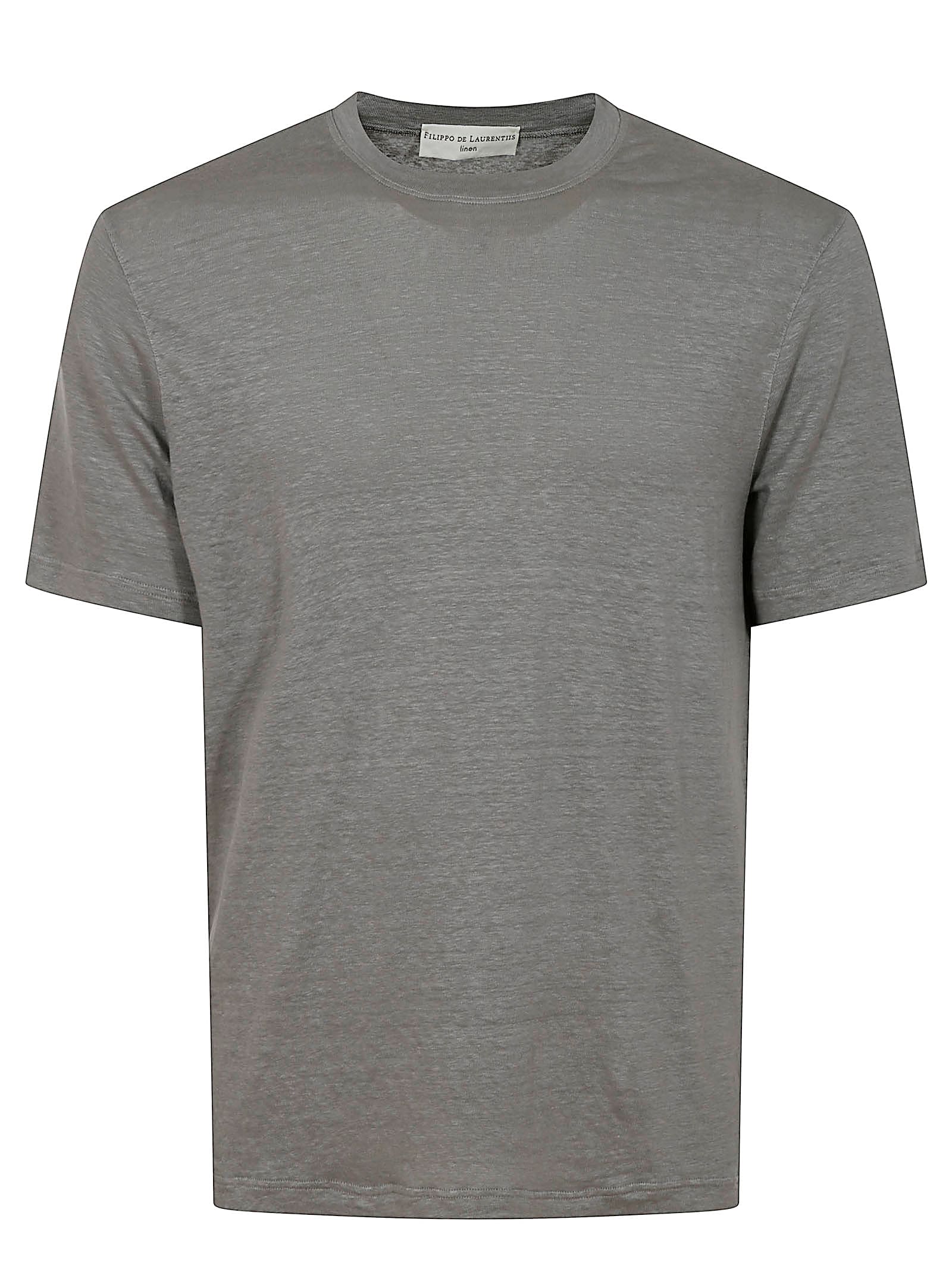 Filippo De Laurentiis Tshirt Ss In Gray
