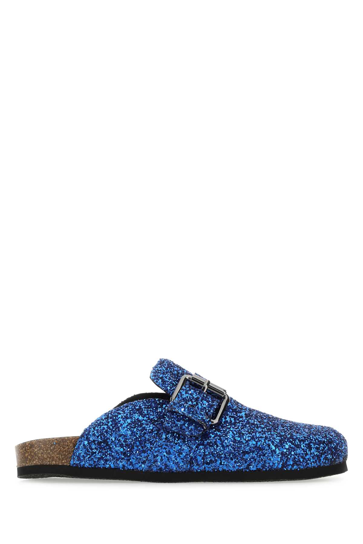 Electric Blue Glitters Slippers