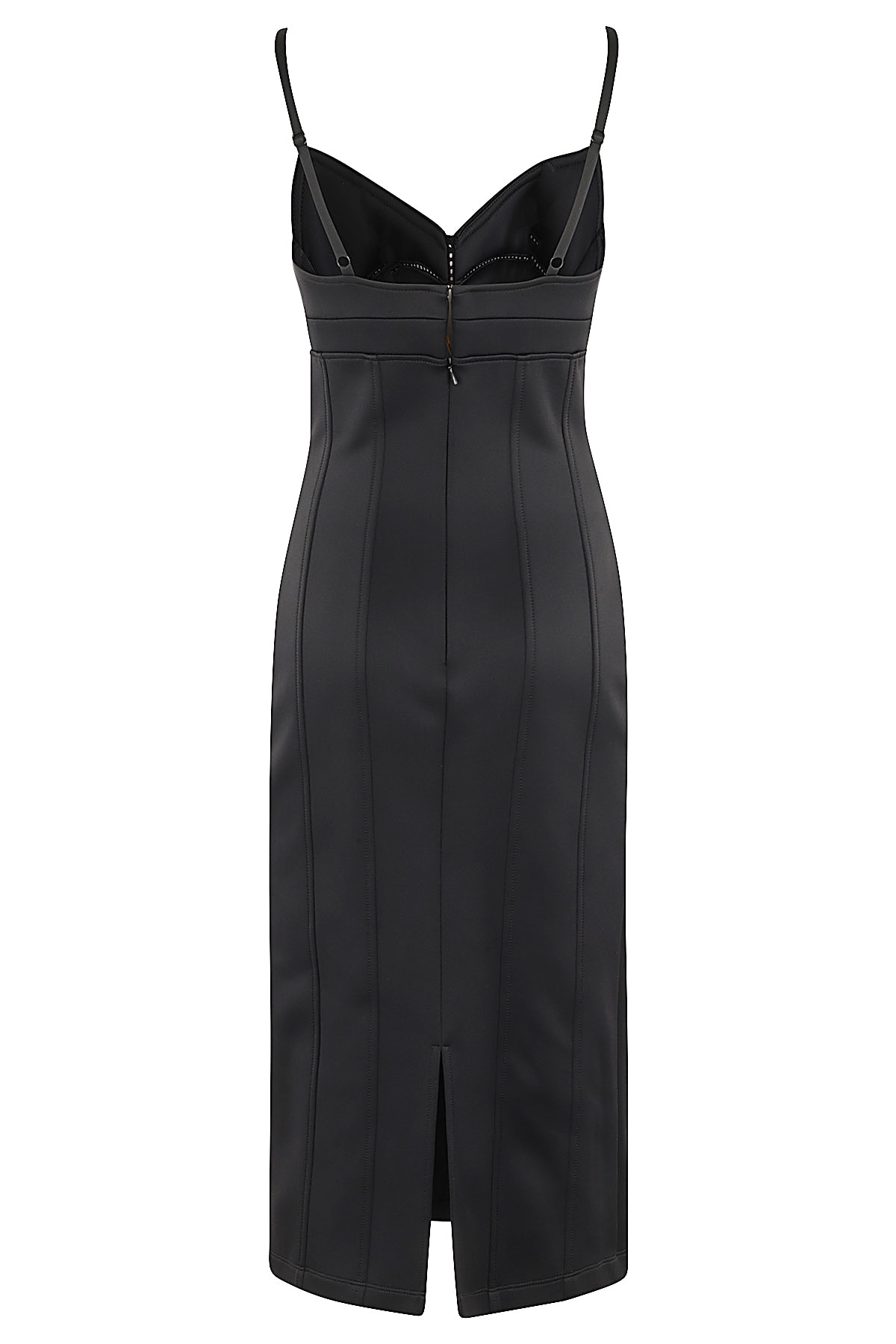 Shop Giovanni Bedin Midi Dress In Nero