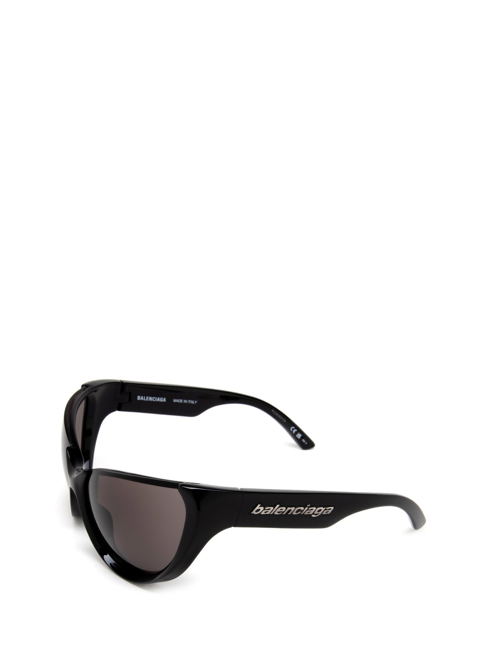 Shop Balenciaga Bb0201s Black Sunglasses