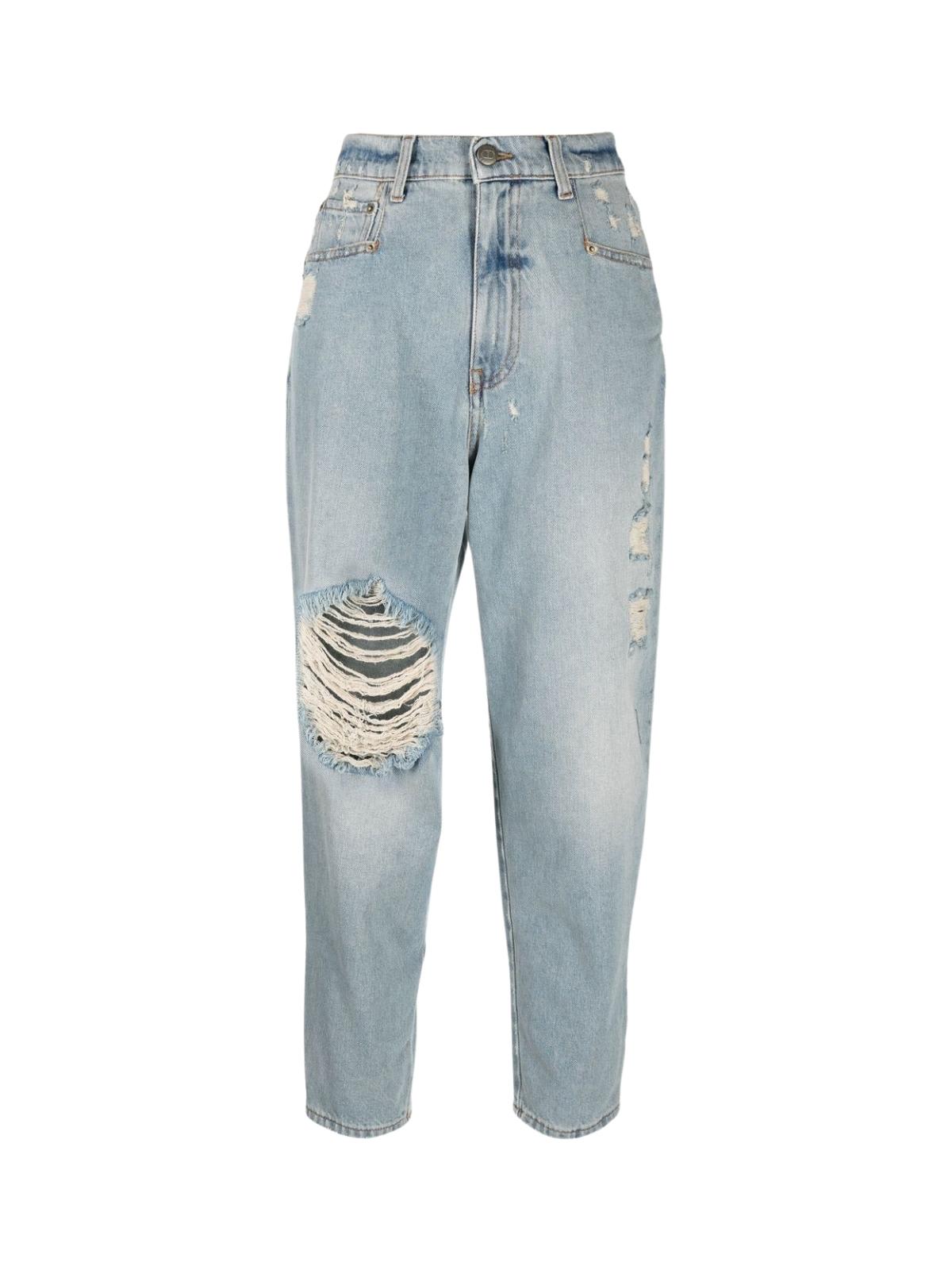 TwinSet Ripped Carrot Jeans