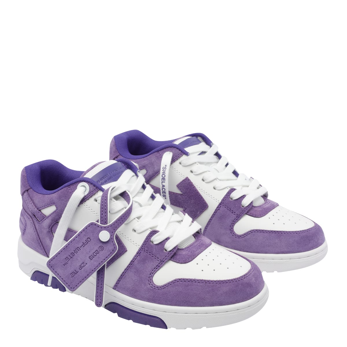 Off-white Off White Men Out Of Office Sneakers In Purple