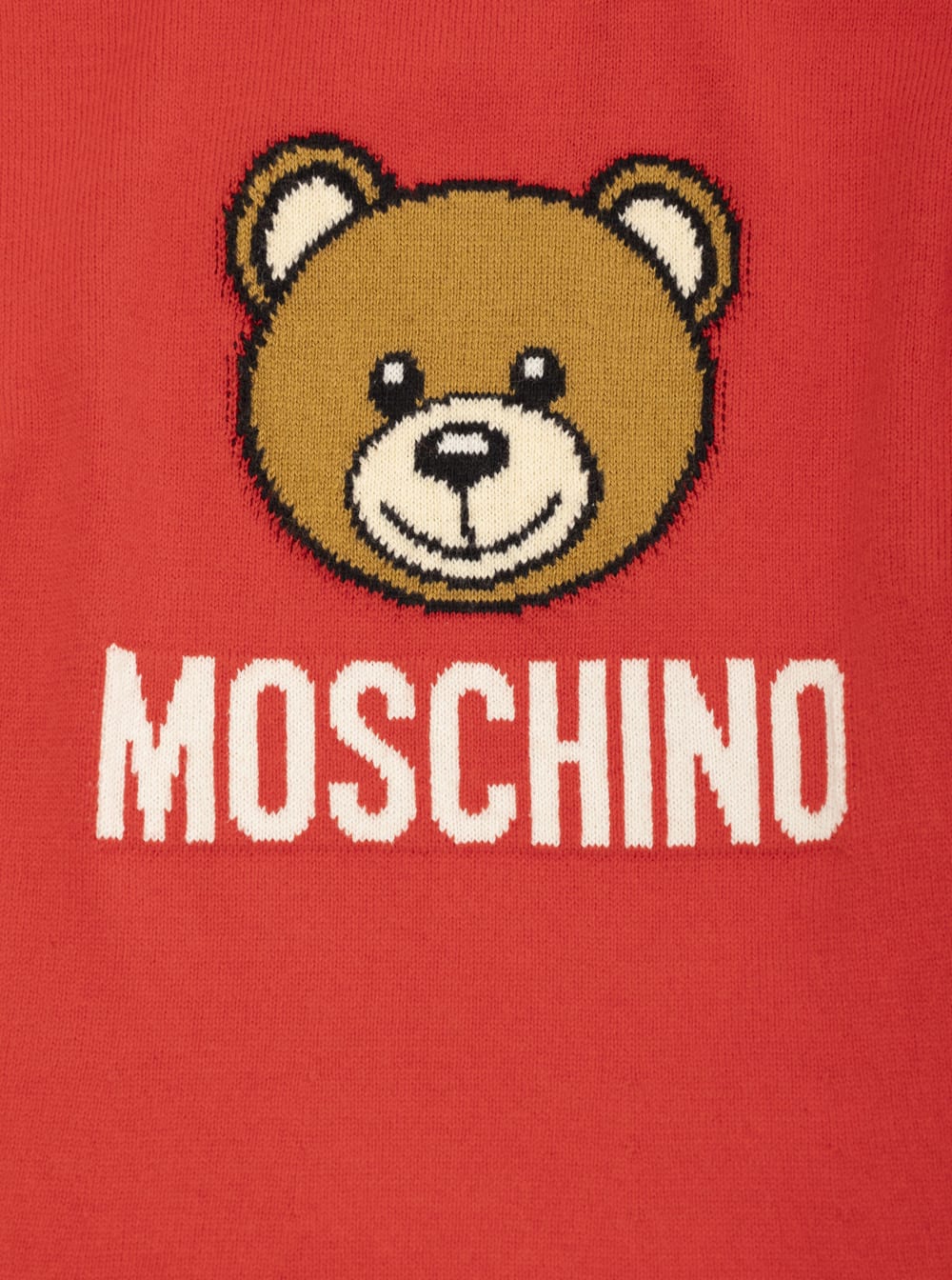 Moschino Knit Dress In Red