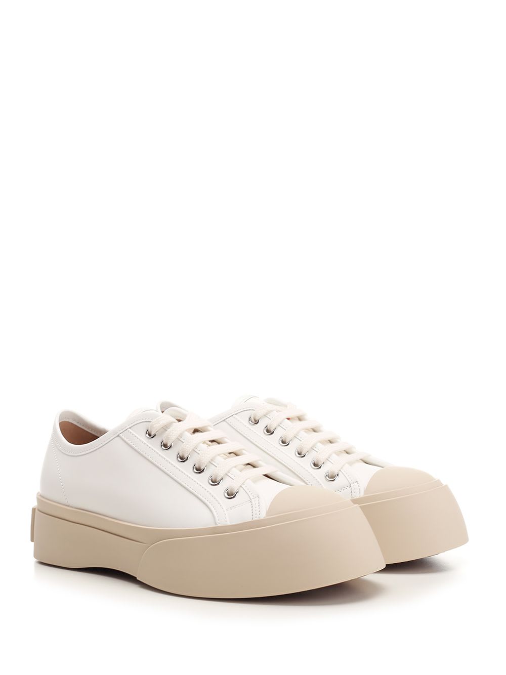 Shop Marni Pablo Sneakers In White