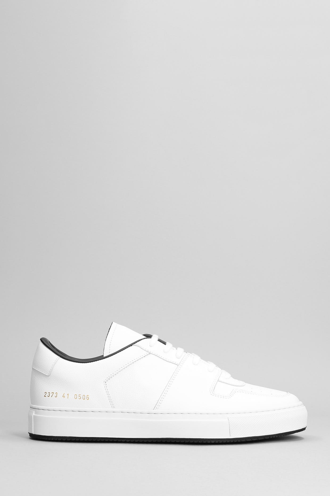 COMMON PROJECTS DECADES SNEAKERS IN WHITE LEATHER