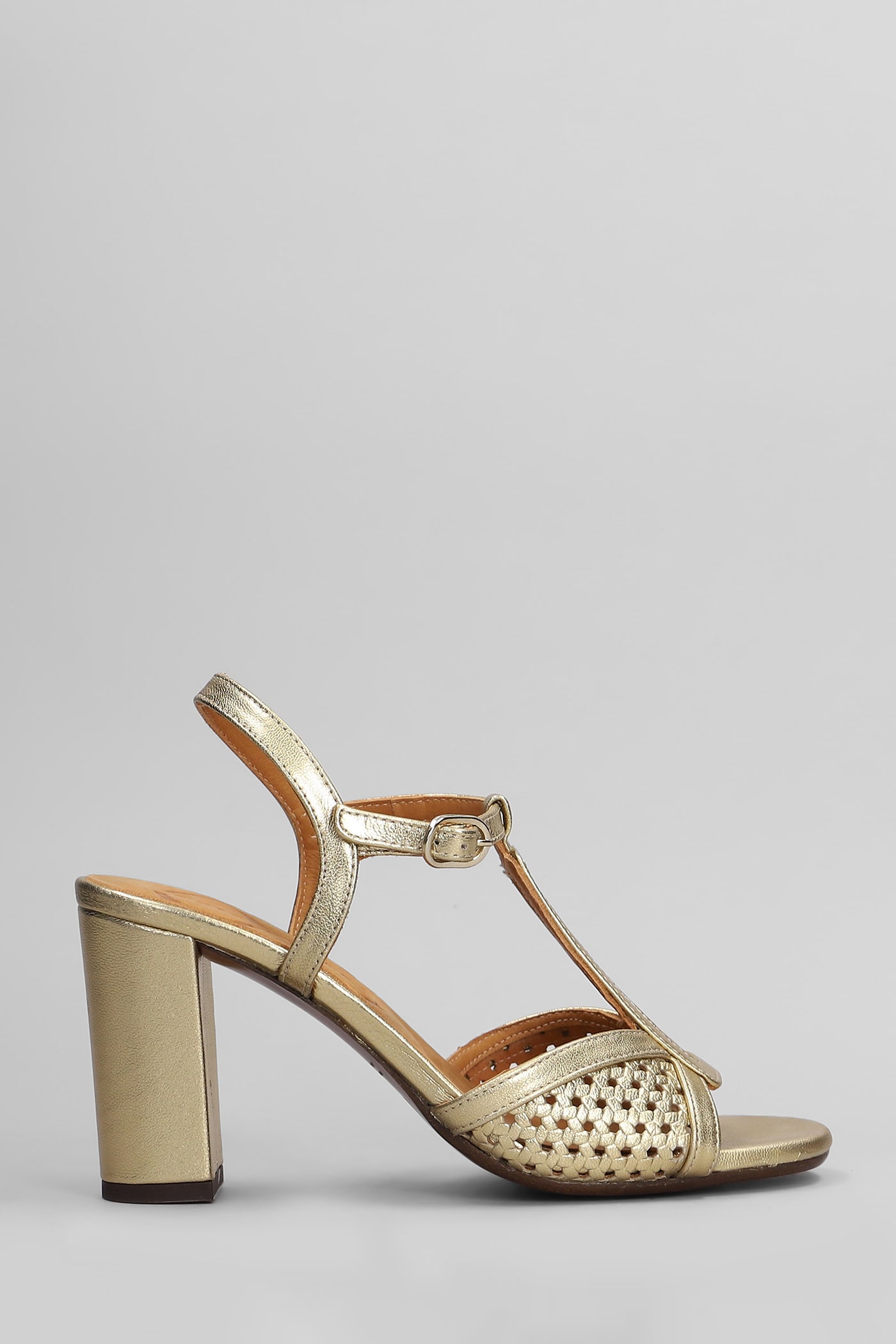 Bechill Sandals In Gold Leather