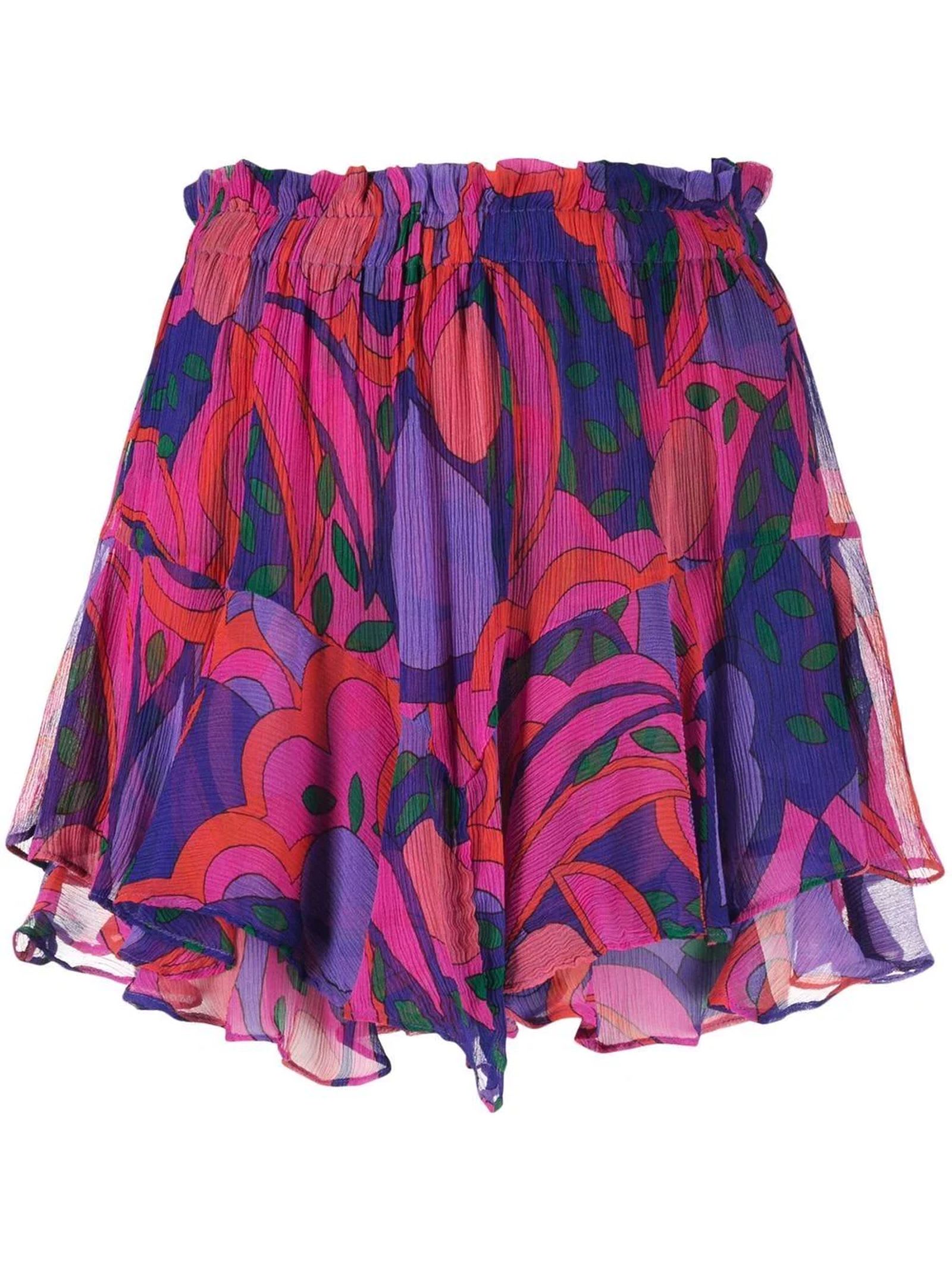 Isabel Marant Multicolour Silk Shorts