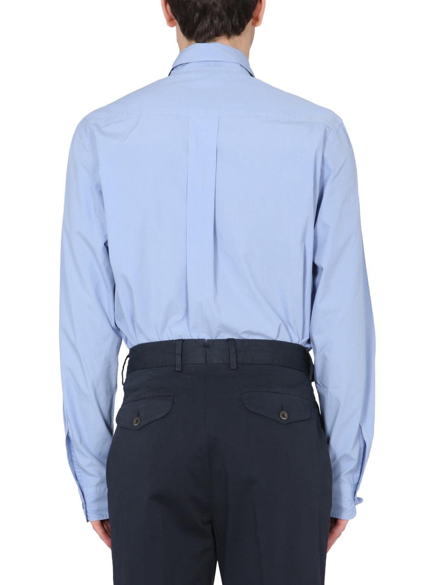 Shop Kenzo Regular Fit Shirt In Azure