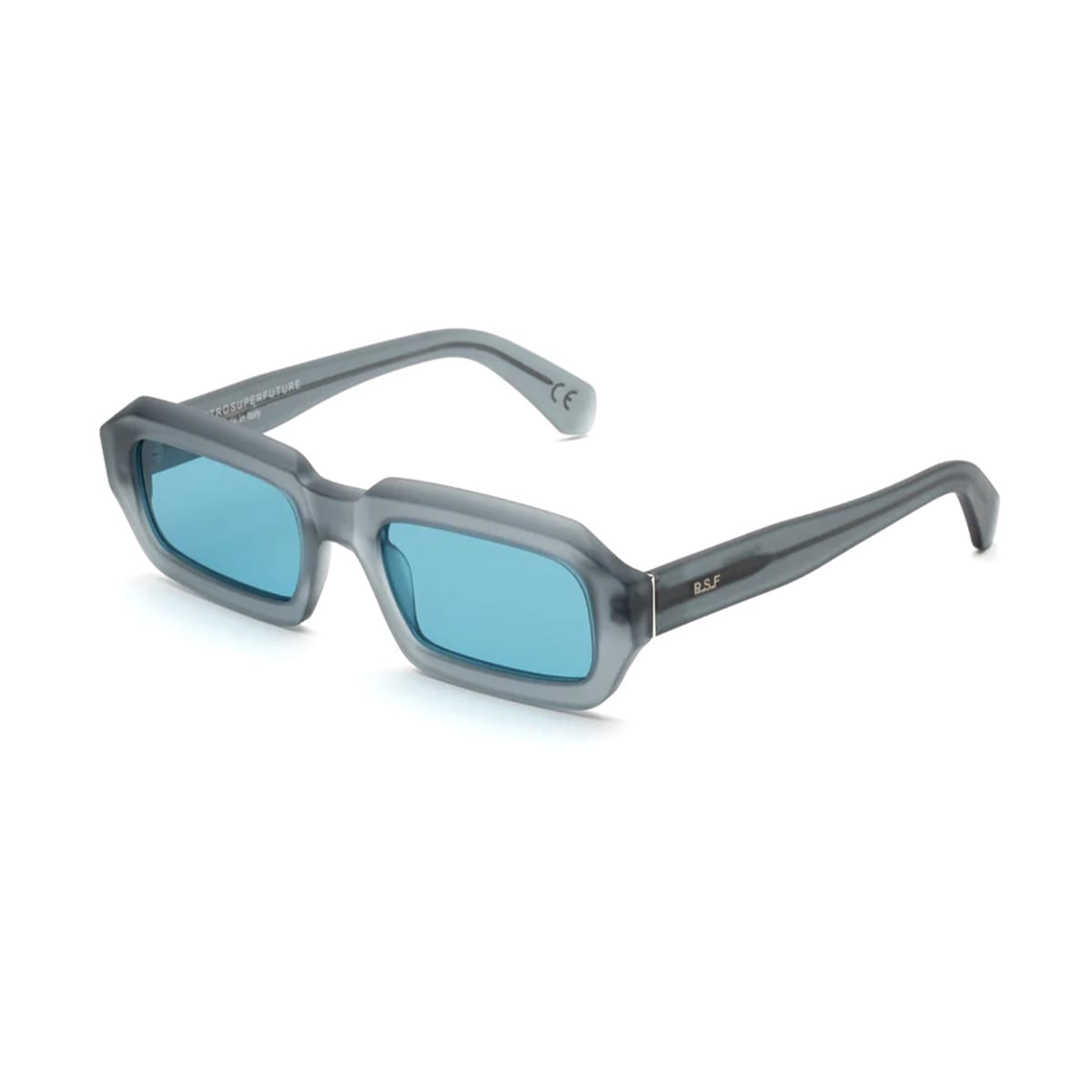Shop Retrosuperfuture Fantasma Denim Blue Sunglasses